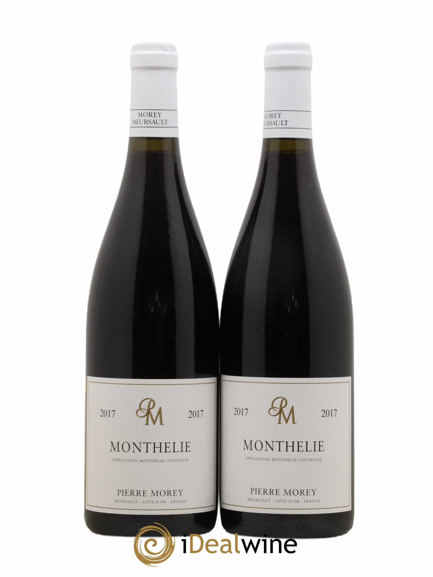 Monthélie Pierre Morey (Domaine) (senza prezzo di riserva) 2017 - Lotto di 2 bottiglie - 0