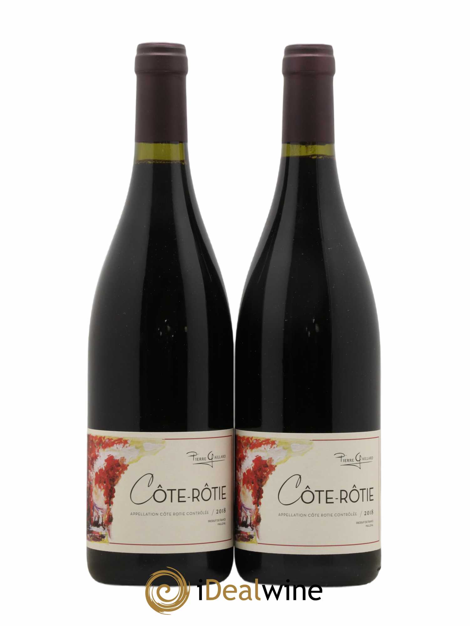 Côte-Rôtie Pierre Gaillard (sans prix de réserve) 2018 - Lot de 2 bouteilles - 0