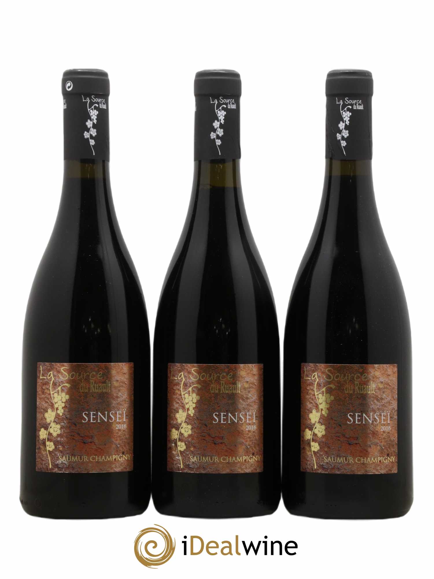 Saumur-Champigny Senseï La Source Du Ruault (no reserve) 2016 - Lot of 3 bottles - 0