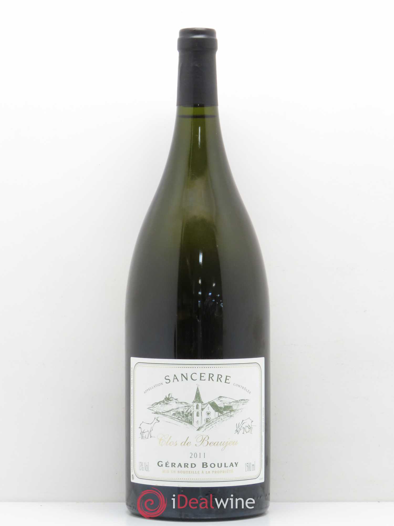 Sancerre Clos de Beaujeu Gérard Boulay (sans prix de réserve) 2011 - Lot de 1 magnum - 0