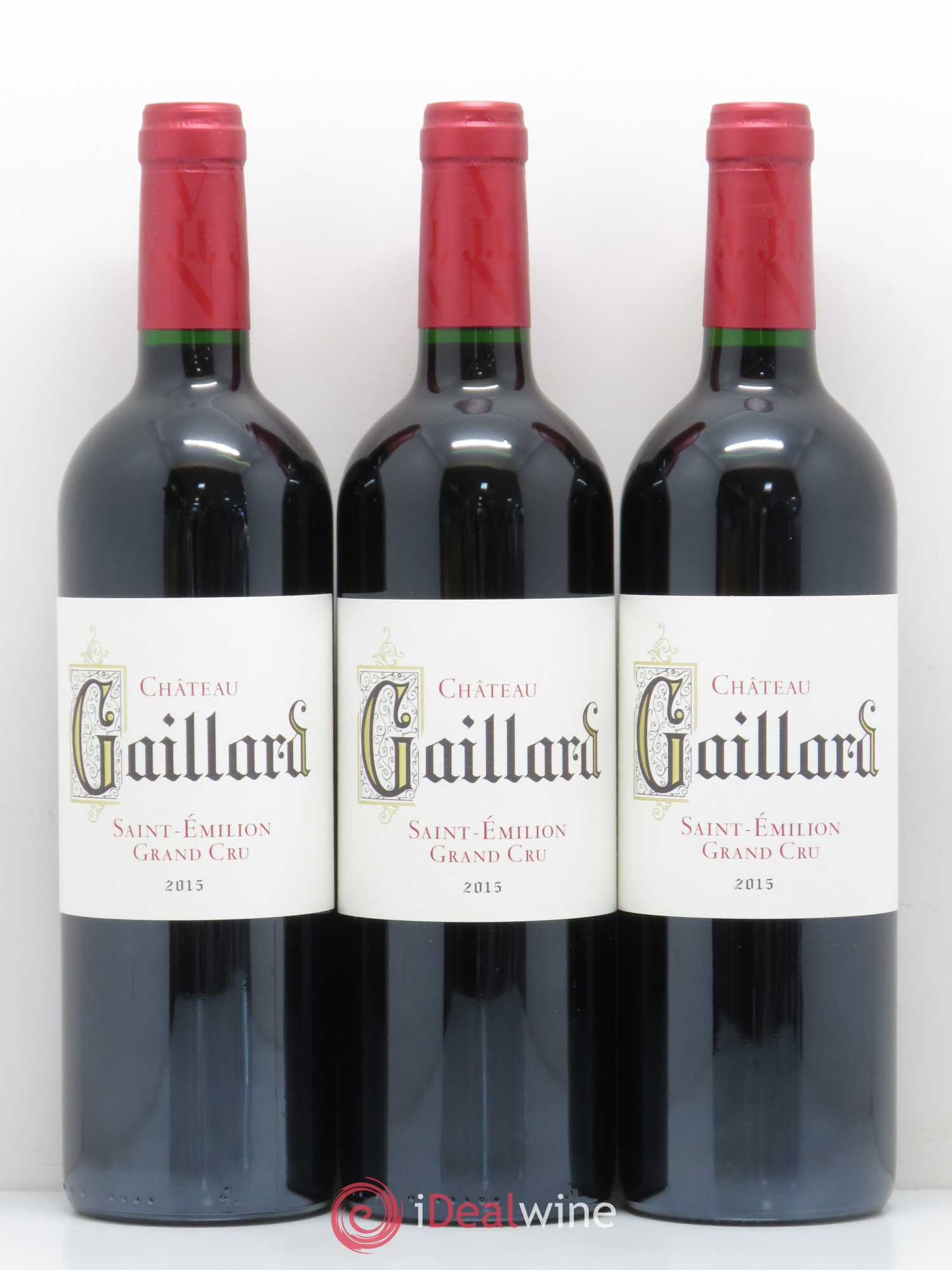Saint-Émilion Château Gaillard 2015 - Lot de 6 bouteilles - 2