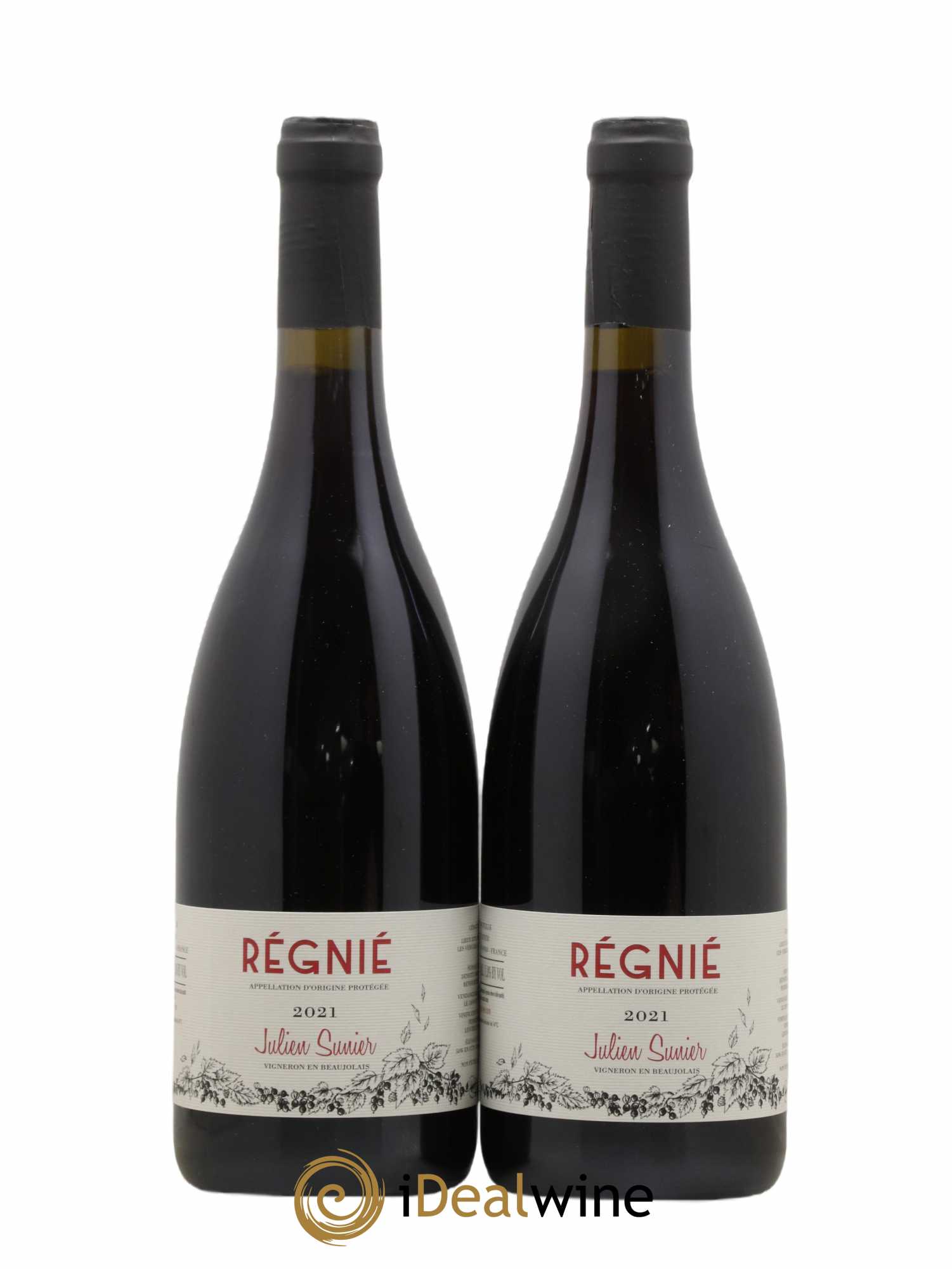 Régnié Domaine Julien Sunier 2021 - Lot de 2 bouteilles - 0