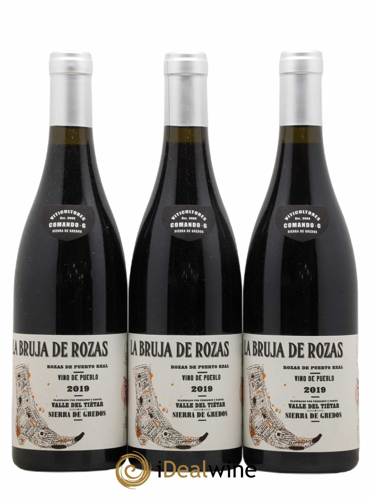 Vinos de Madrid DO Comando G La Bruja de Rozas 2019 - Lot de 3 bouteilles - 0