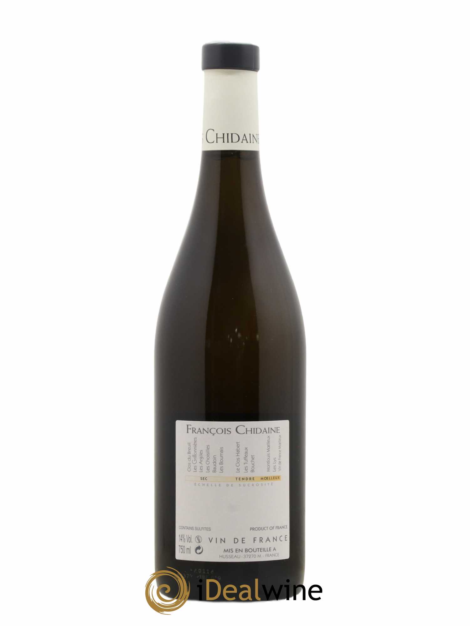 Vin de France Les Argiles François Chidaine 2018 - Lot de 1 bouteille - 1