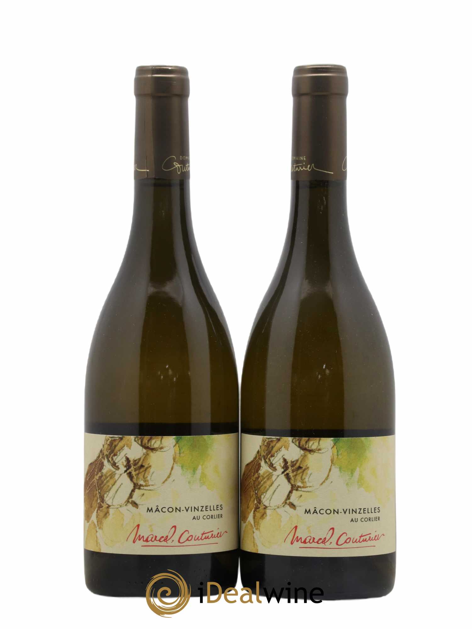 Mâcon Vinzelles Au Corlier Marcel Couturier (no reserve) 2020 - Lot of 2 bottles - 0