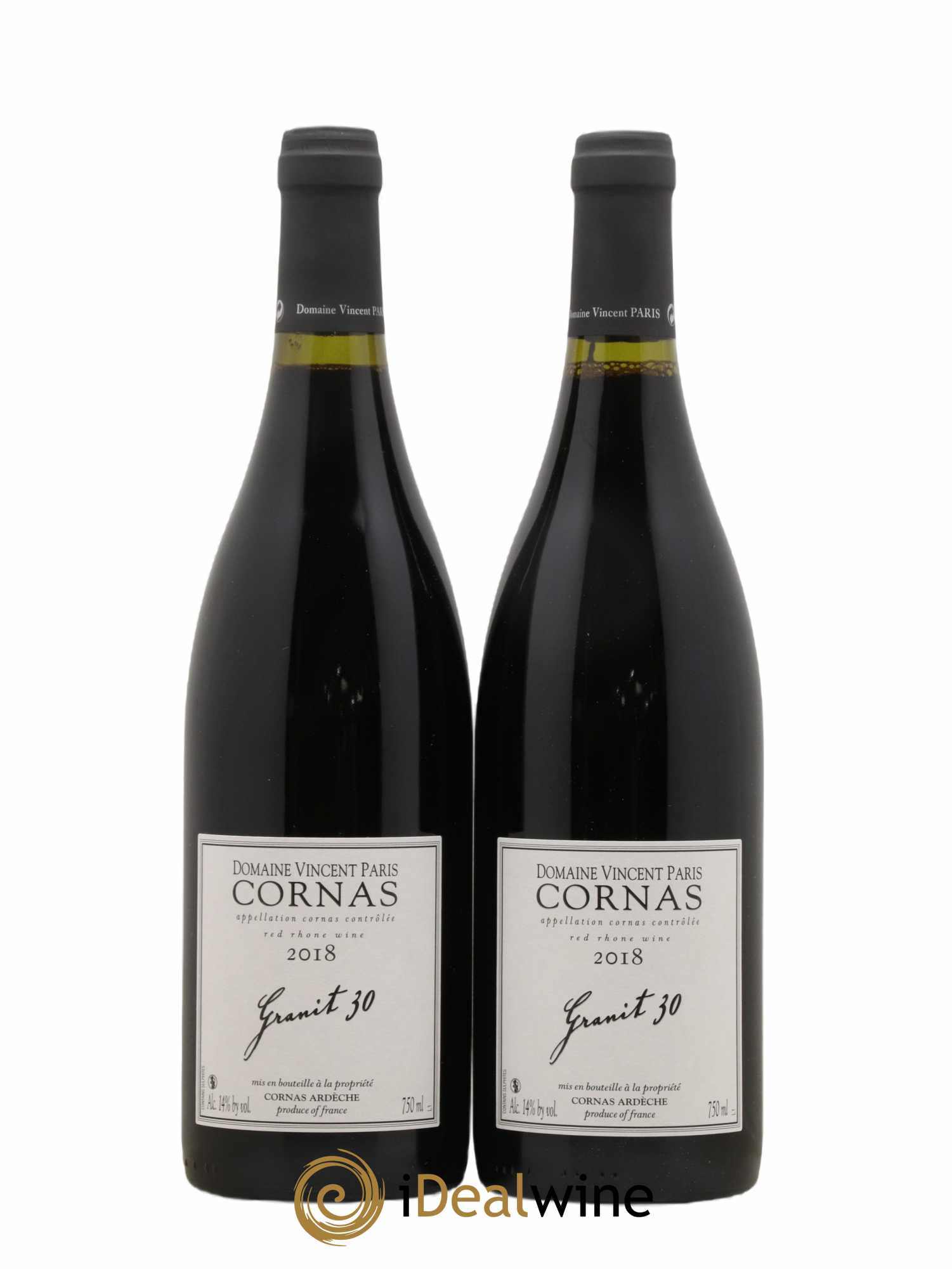 Cornas Granit 30 Vincent Paris 2018 - Lot de 2 bouteilles - 0
