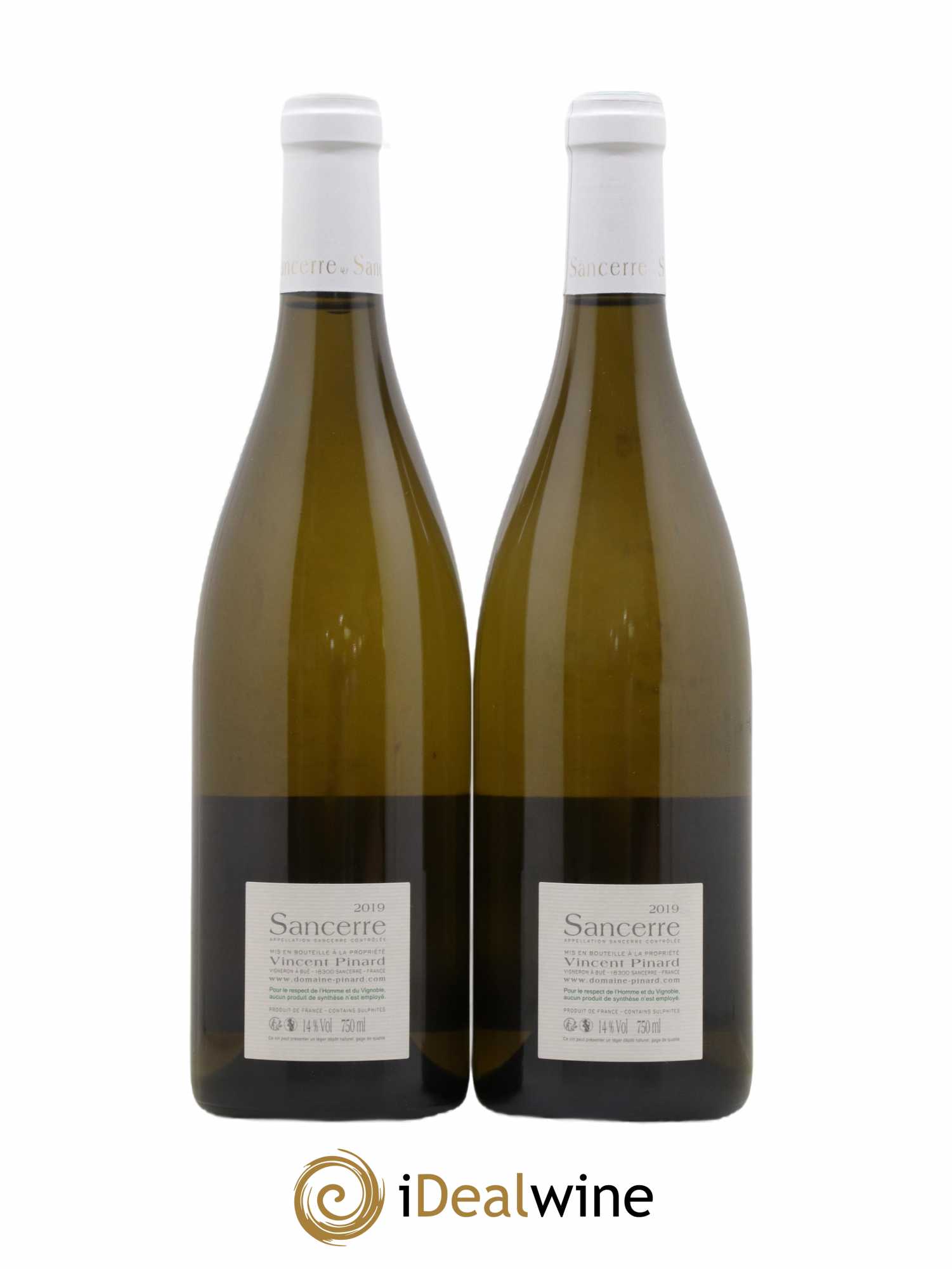 Sancerre Nuance Vincent Pinard (sans prix de réserve) 2019 - Lot de 2 bouteilles - 1