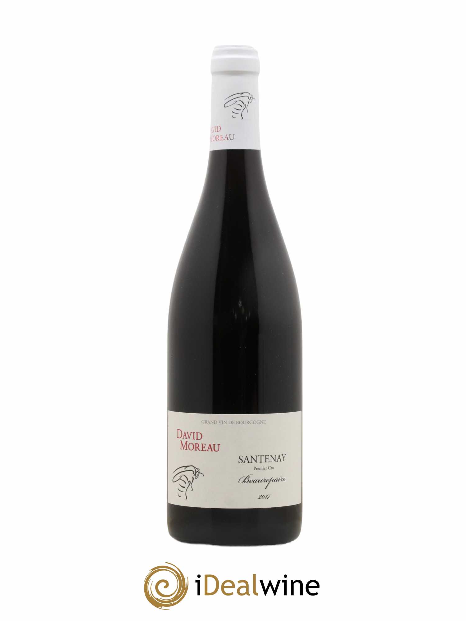 Santenay 1er Cru Beaurepaire David Moreau 2017 - Lot de 1 bouteille - 0