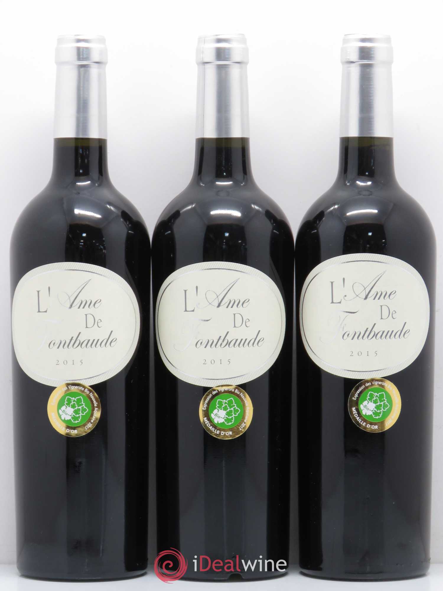 Castillon-Côtes-de-Bordeaux (Côtes-de-Castillon) Château Fontbaude Ame de Fontbaude (sans prix de réserve) 2015 - Posten von 6 Flaschen - 1