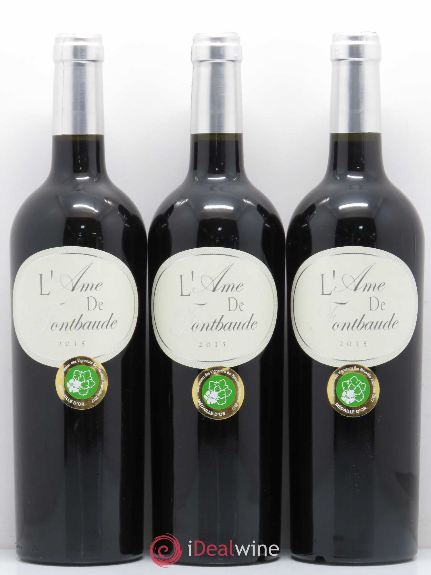 Castillon-Côtes-de-Bordeaux (Côtes-de-Castillon) Château Fontbaude Ame de Fontbaude (sans prix de réserve) 2015 - Posten von 6 Flaschen - 2