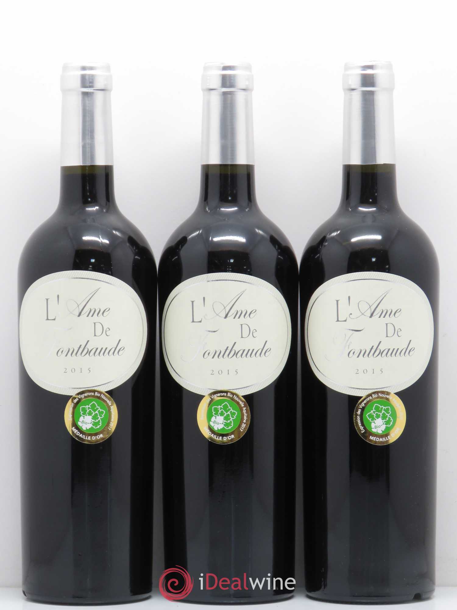 Castillon-Côtes-de-Bordeaux (Côtes-de-Castillon) Château Fontbaude Ame de Fontbaude (sans prix de réserve) 2015 - Posten von 6 Flaschen - 1