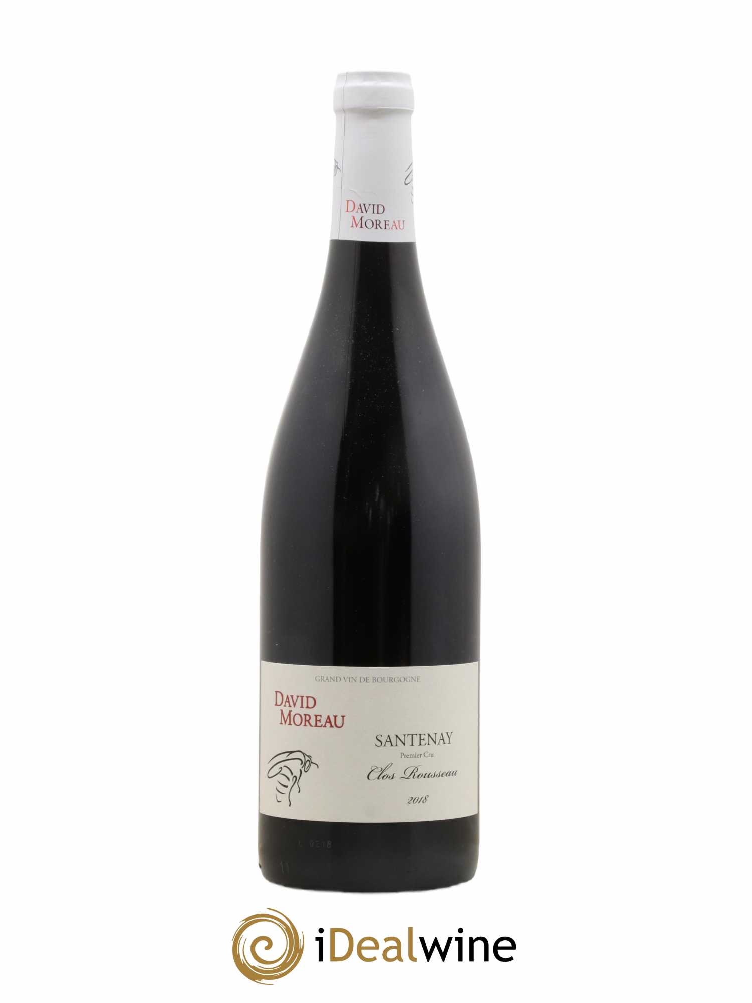 Santenay 1er Cru Clos Rousseau David Moreau 2018 - Lot de 1 bouteille - 0