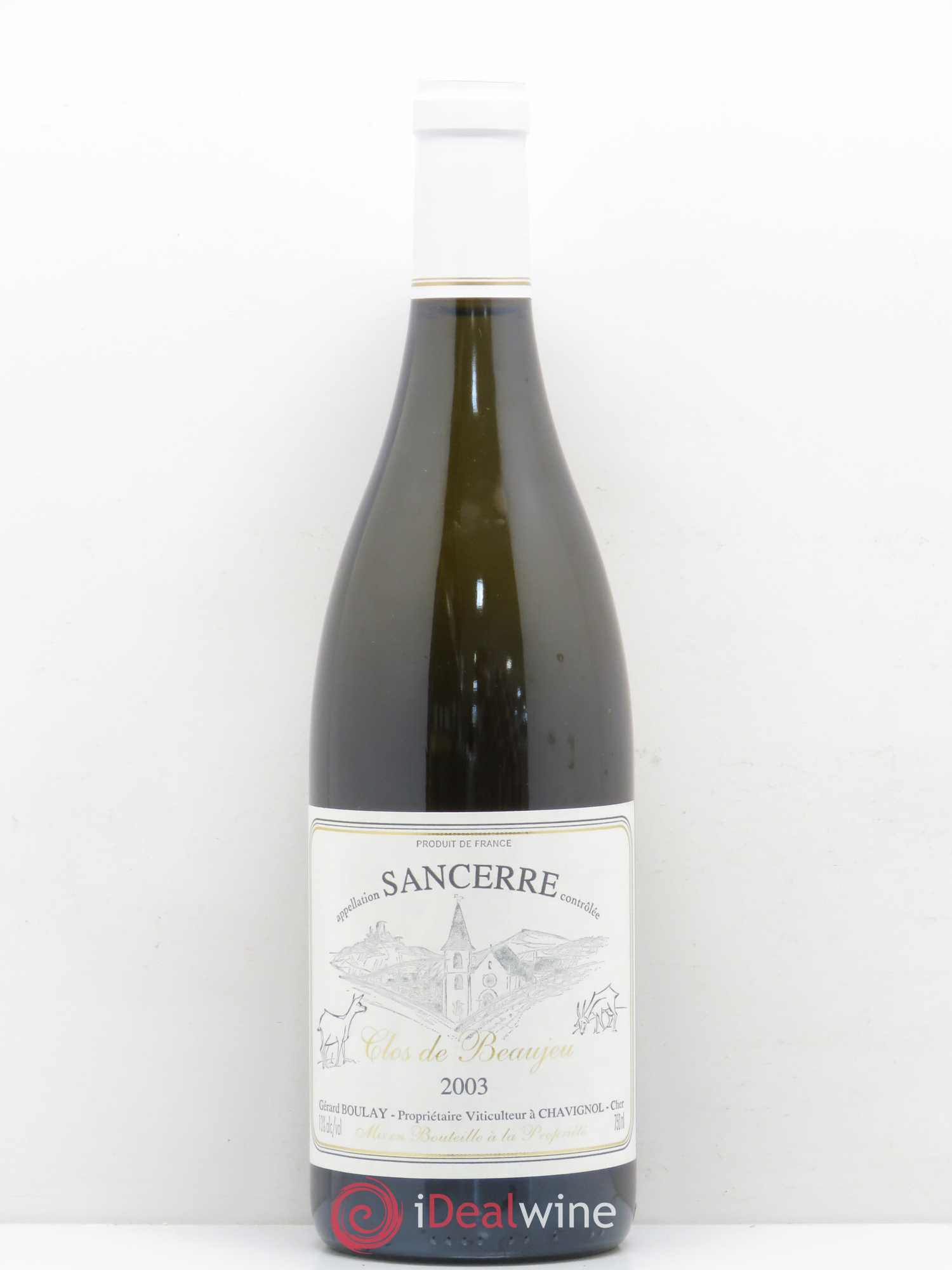 Sancerre Clos de Beaujeu Gérard Boulay 2003 - Lot de 1 bouteille - 0