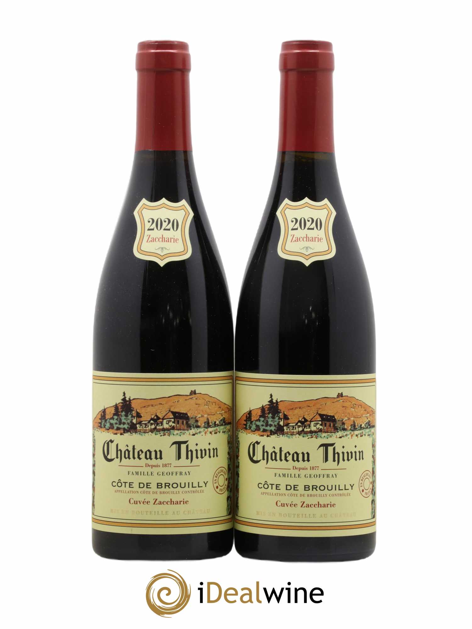 Côte de Brouilly Cuvée Zaccharie Château Thivin 2020 - Lot de 2 bouteilles - 0