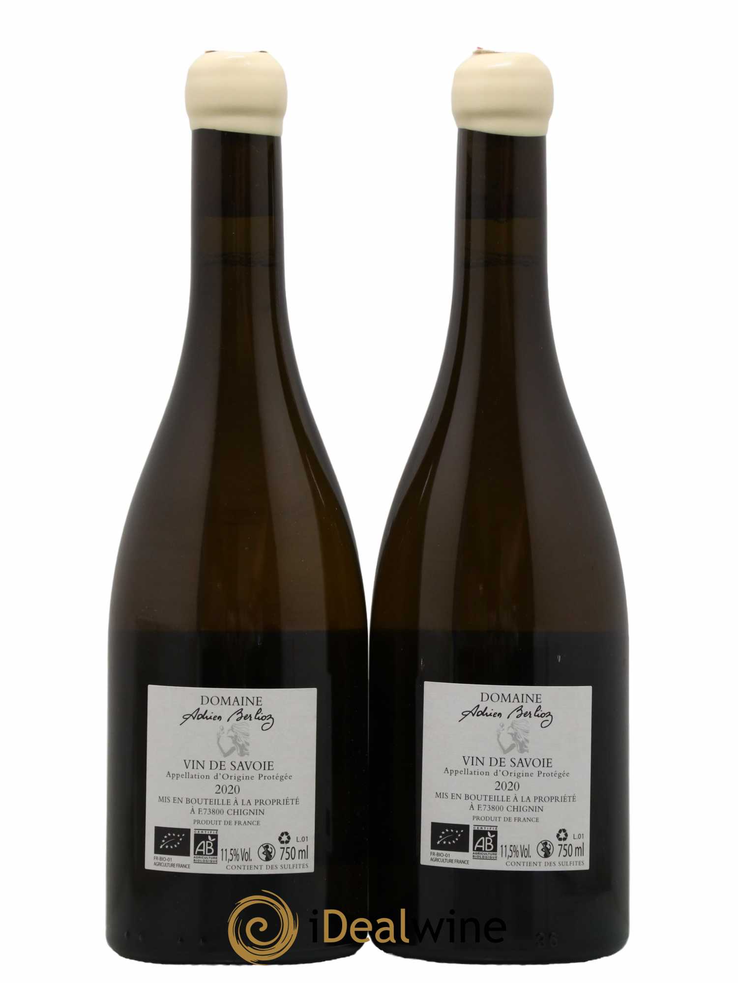 Vin de Savoie La Cuvée des Gueux Adrien Berlioz 2020 - Lot de 2 bouteilles - 1