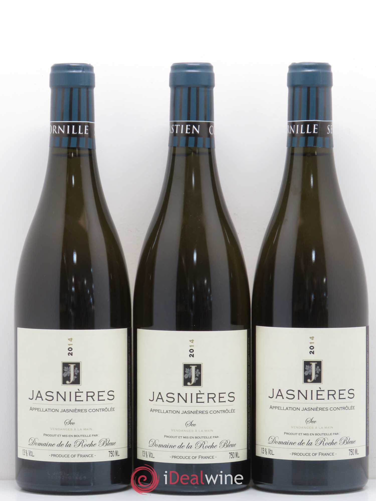 Jasnières Domaine de la Roche Bleue (sans prix de réserve) 2014 - Posten von 3 Flaschen - 0