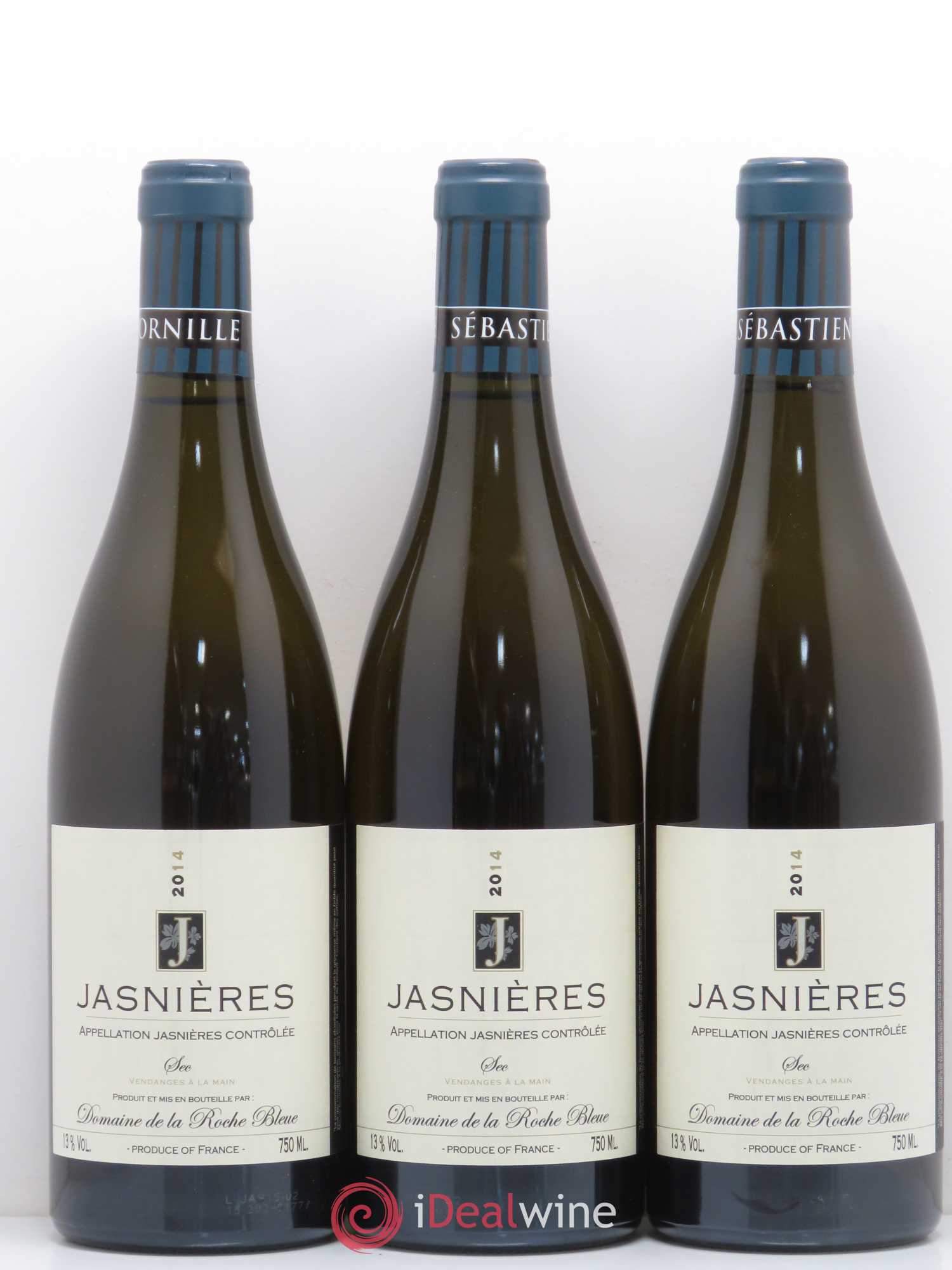 Jasnières Domaine de la Roche Bleue 2014 - Lot de 3 bouteilles - 0