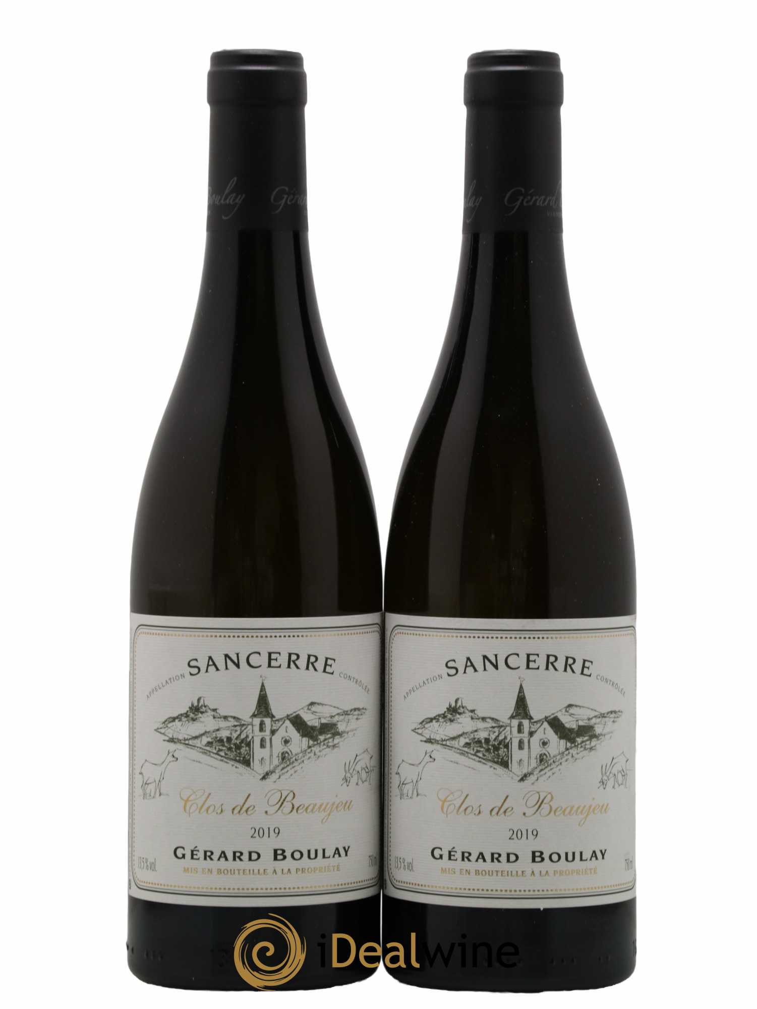 Sancerre Clos de Beaujeu Gérard Boulay 2019 - Lot de 2 bouteilles - 0