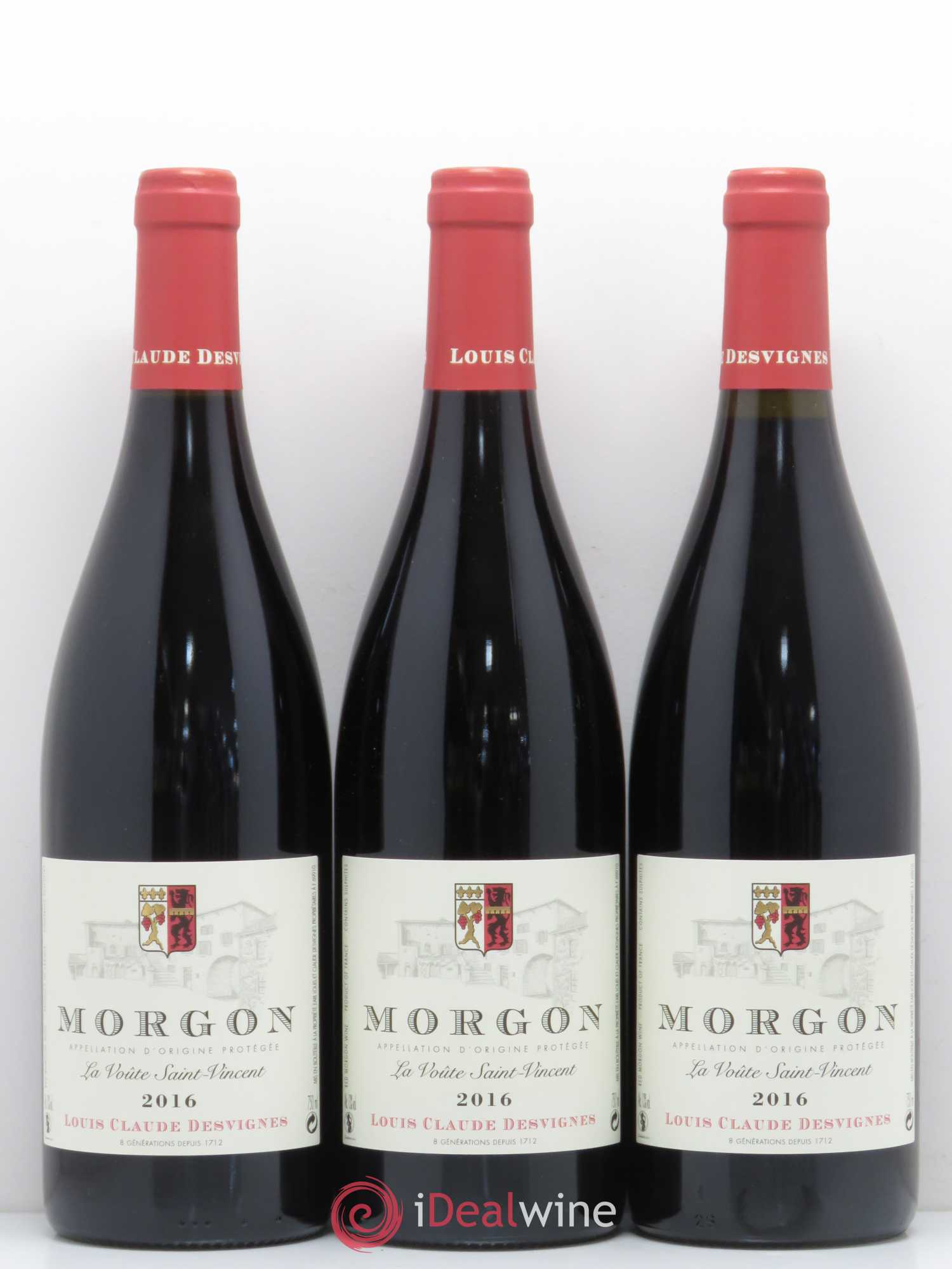 Morgon La Voûte Saint Vincent Louis-Claude Desvignes 2016 - Lot de 6 bouteilles - 1