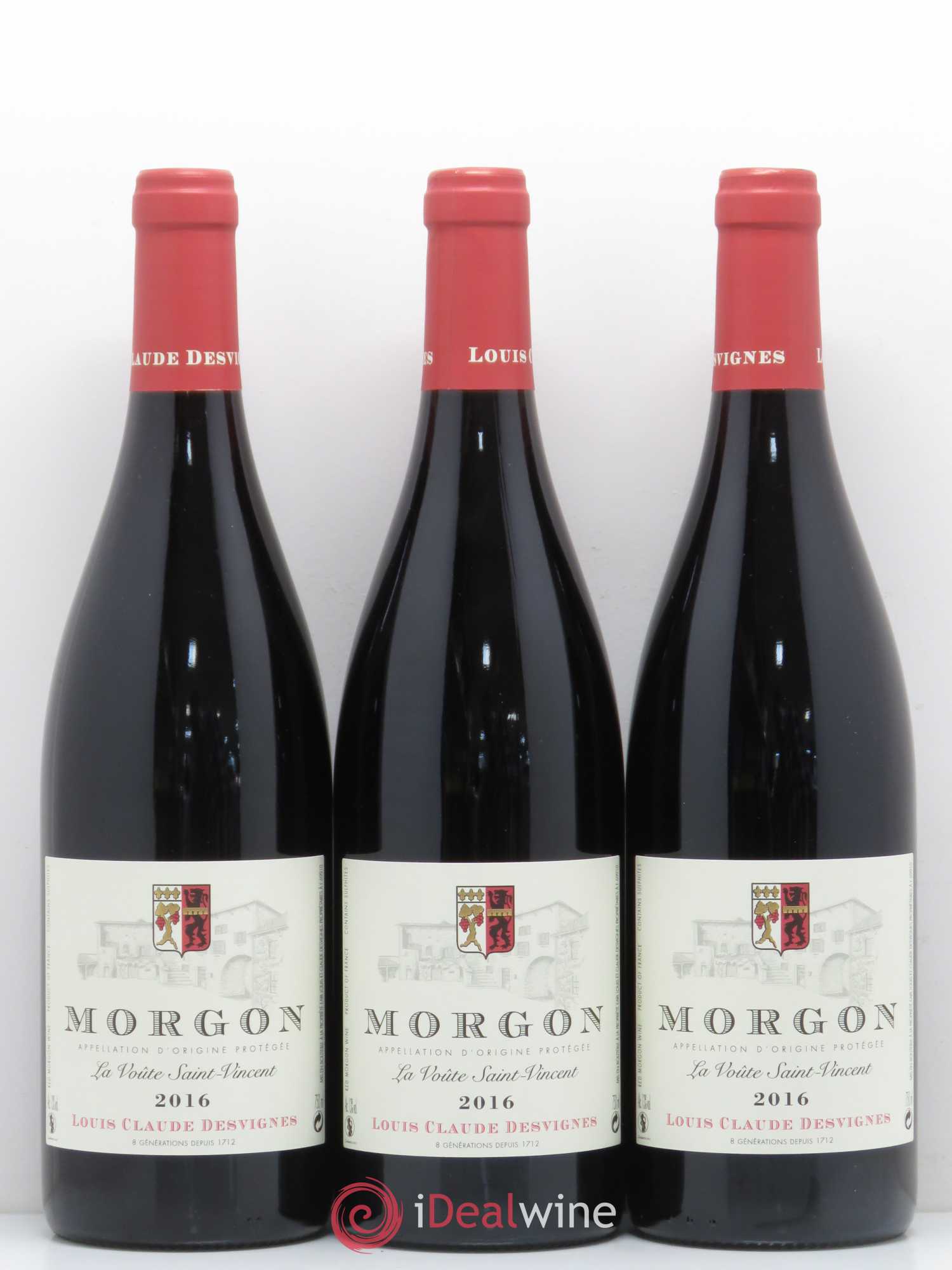 Morgon La Voûte Saint Vincent Louis-Claude Desvignes 2016 - Lot de 6 bouteilles - 2