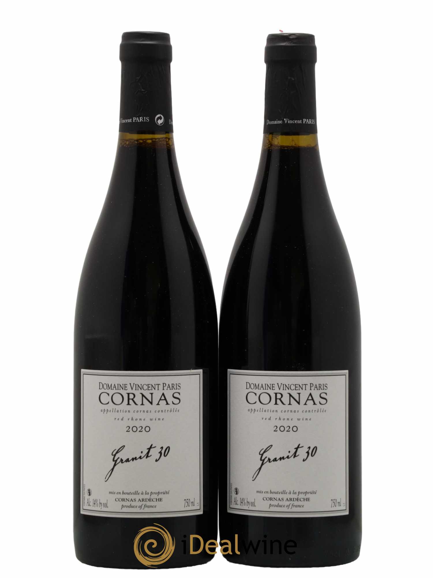 Cornas Granit 30 Vincent Paris 2020 - Lot de 2 bouteilles - 0