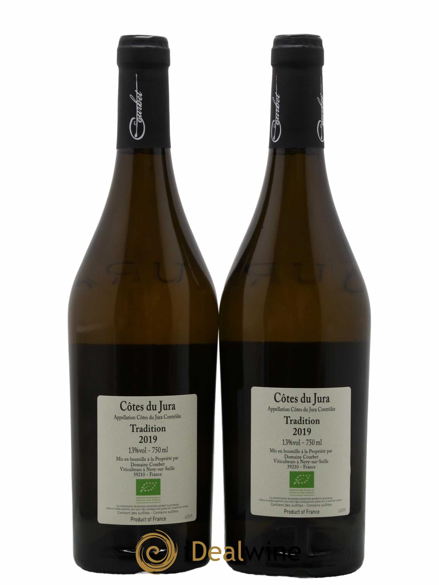Côtes du Jura Tradition Domaine Courbet 2019 - Lot de 2 bouteilles - 1
