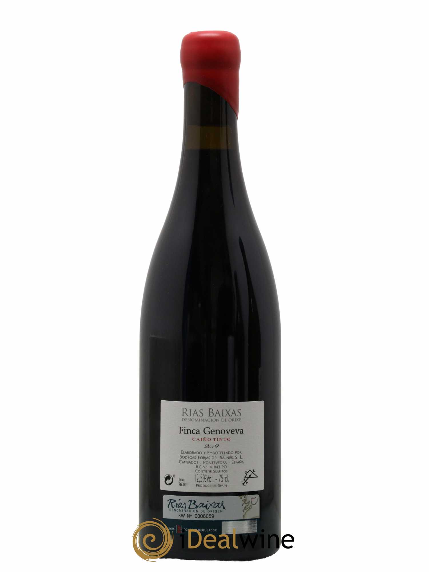 Espagne Rias Baixas Forjas Del Salnés Finca Genoveva Caino 2019 - Lot de 1 bouteille - 1