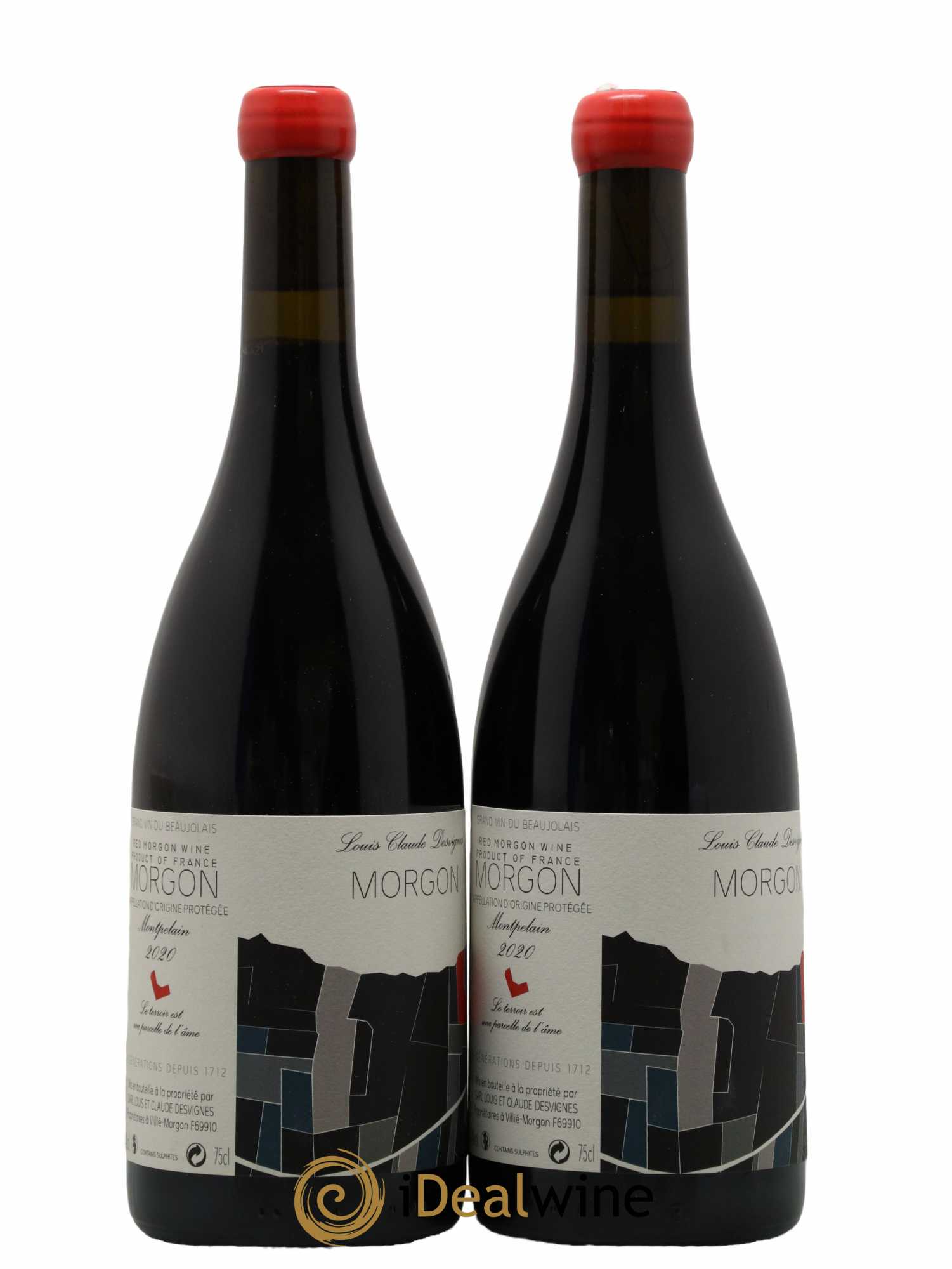 Morgon Montpelain Louis-Claude Desvignes 2020 - Lot de 2 bouteilles - 0