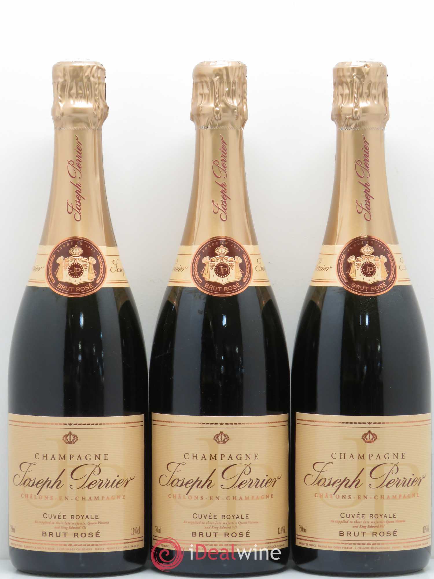 Champagne - Joseph Perrier Cuvée Royale (sans prix de réserve) - Posten von 3 Flaschen - 0