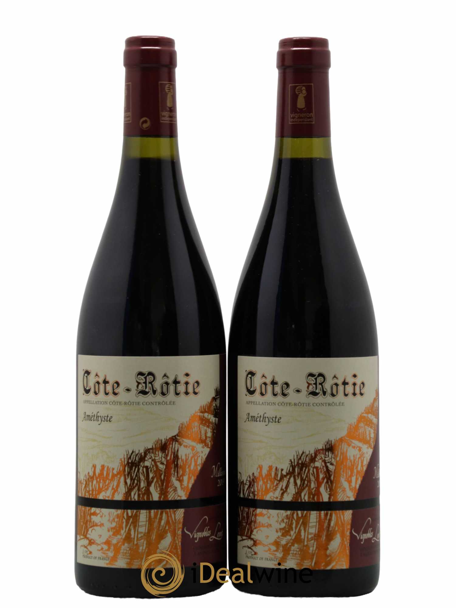 Côte-Rôtie Améthyste Vignobles Levet 2019 - Lot de 2 bouteilles - 0