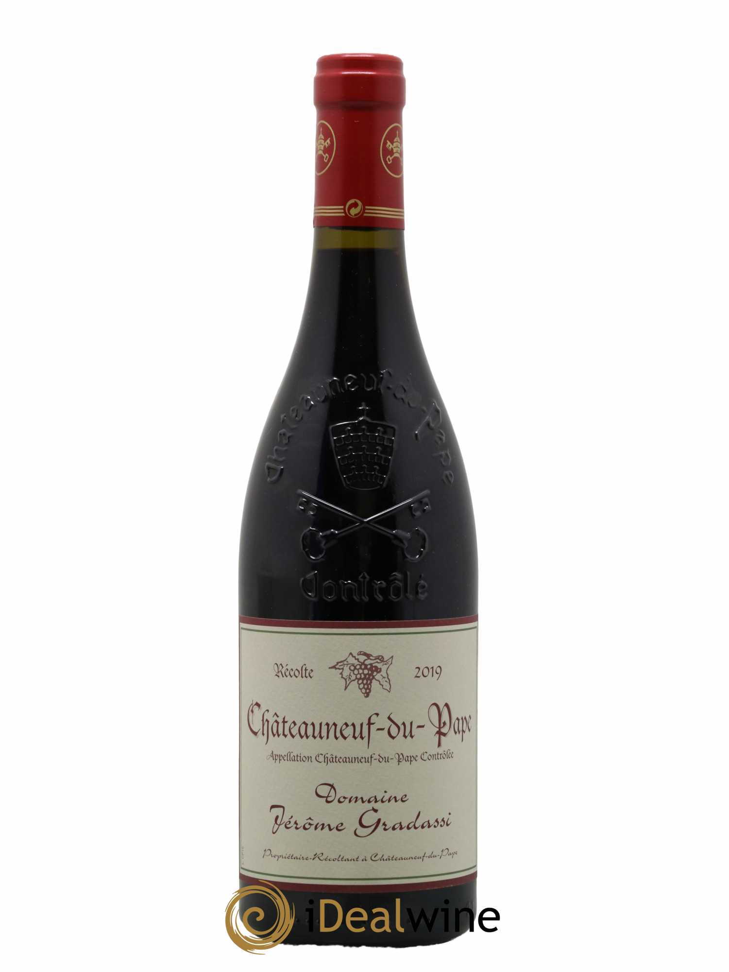 Châteauneuf-du-Pape Jérôme Gradassi 2019 - Lot de 1 bouteille - 0