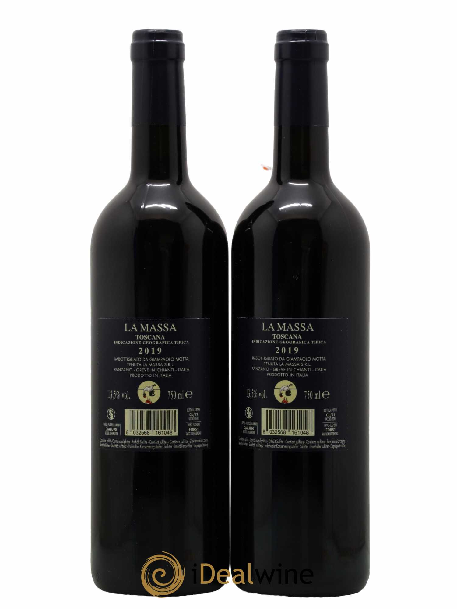 Toscana IGT La Massa 2019 - Lot of 2 bottles - 1