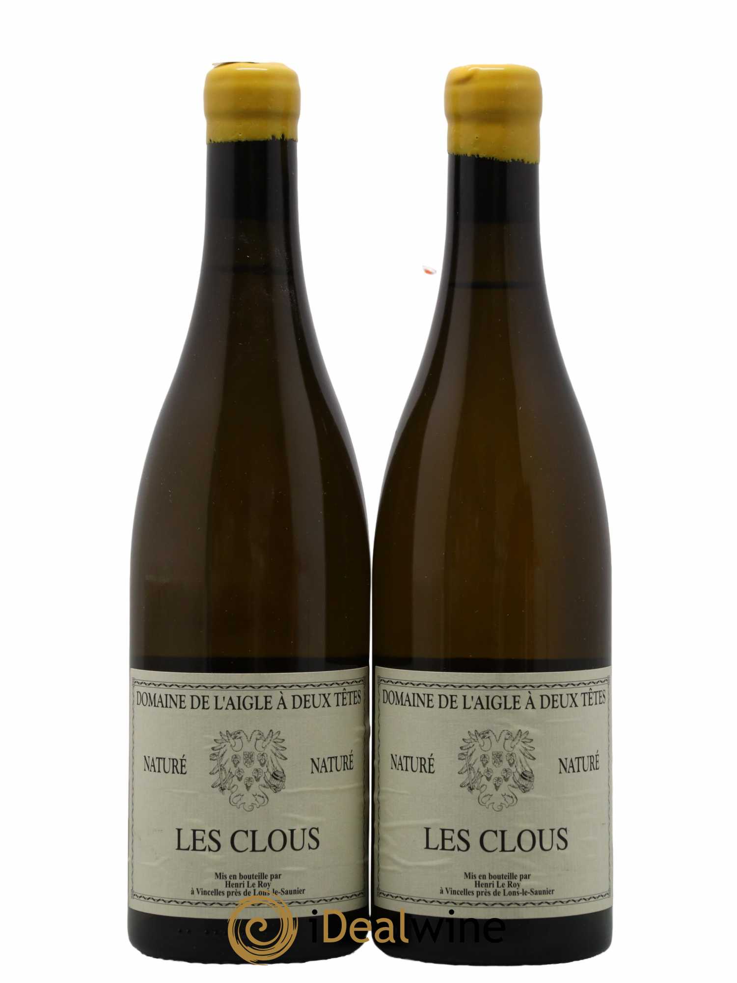 Côtes du Jura Nature Les Clous Domaine De L'Aigle À Deux Têtes 2019 - Lot de 2 bouteilles - 0