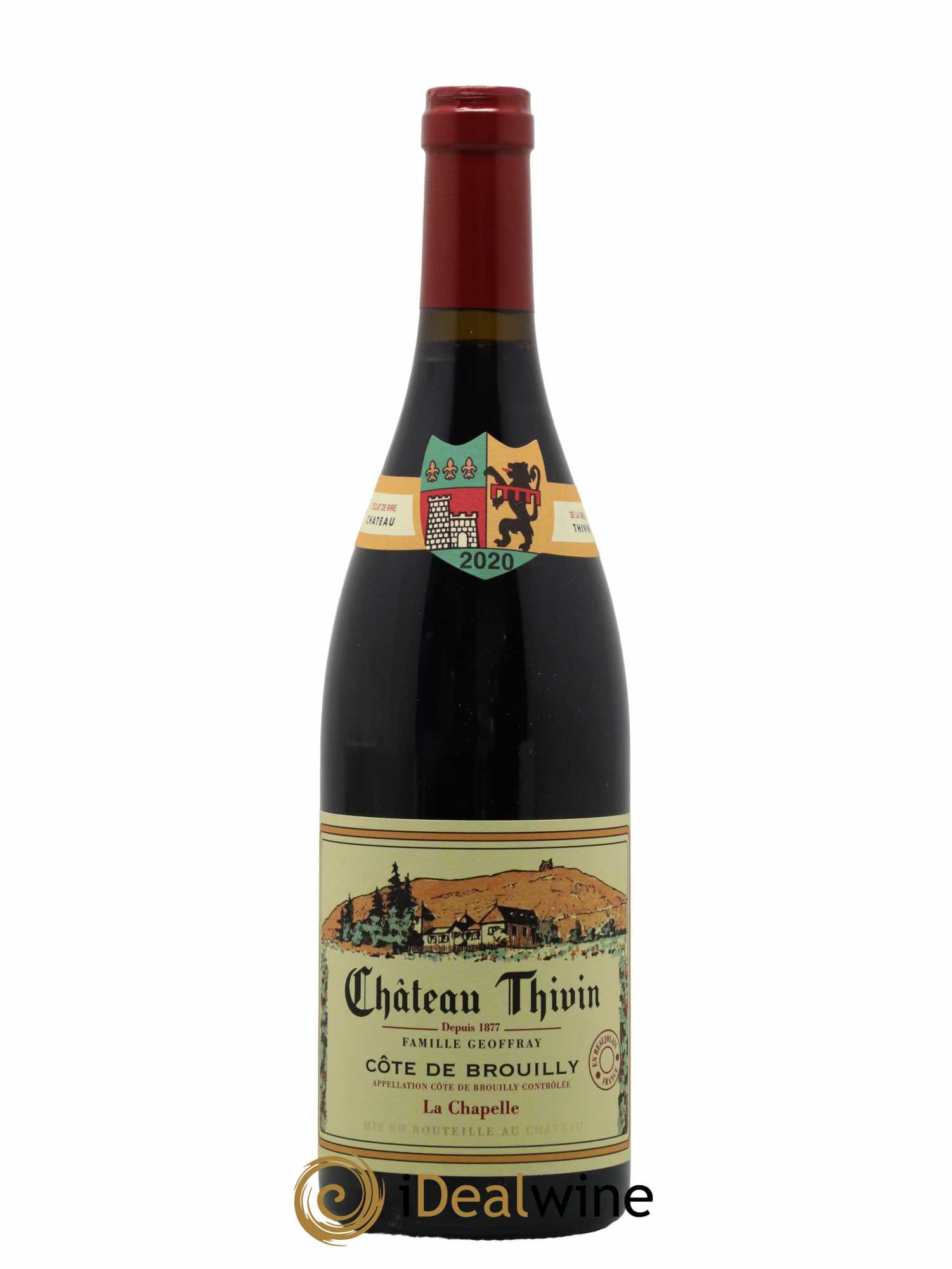 Côte de Brouilly Cuvée La Chapelle Château Thivin 2020 - Lot de 1 bouteille - 0
