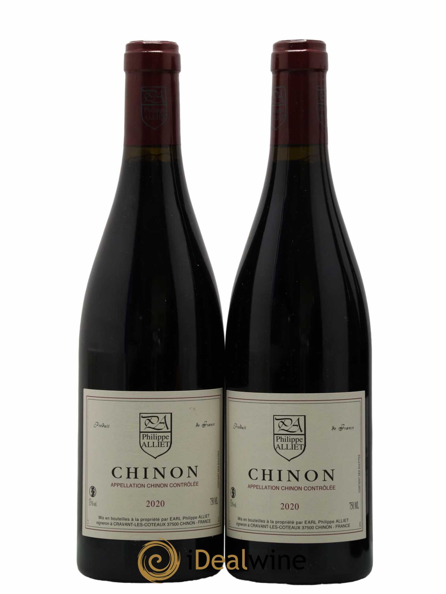 Chinon Philippe Alliet 2020 - Lot de 2 bouteilles - 0
