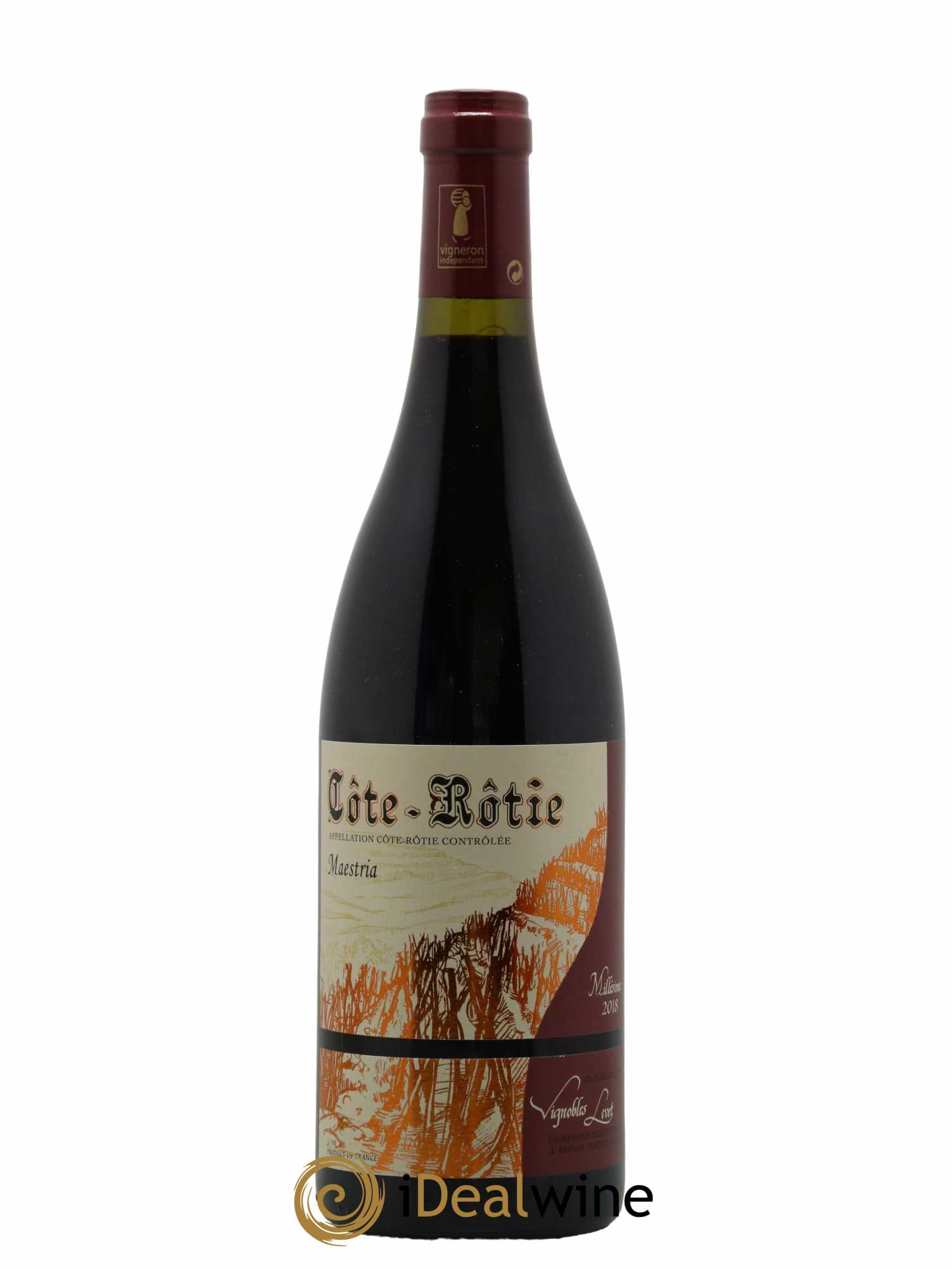 Côte-Rôtie Maestria Vignobles Levet 2018 - Lot de 1 bouteille - 0