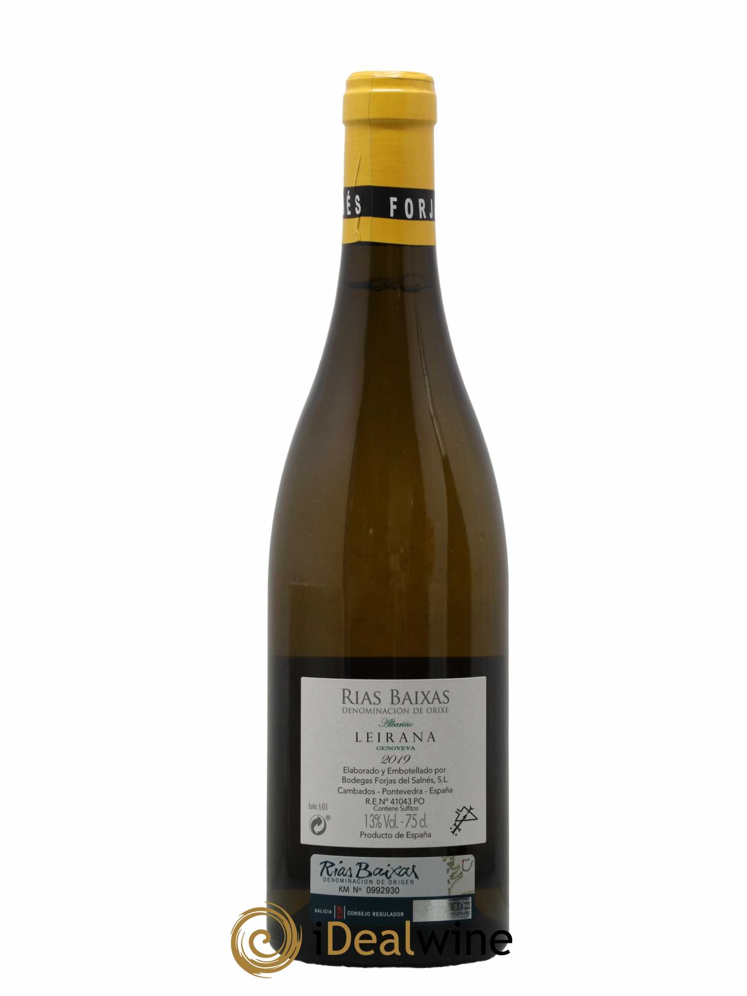 Rias Baixas Leirana Finca Genoveva Forjas Del Salnes 2019 - Lot de 1 bouteille - 1