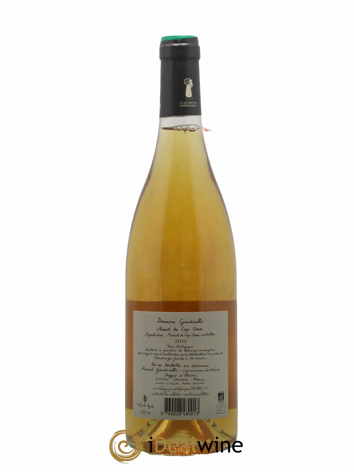 Muscat du Cap Corse Domaine Muriel Giudicelli 2012 - Lotto di 1 bottiglia - 1