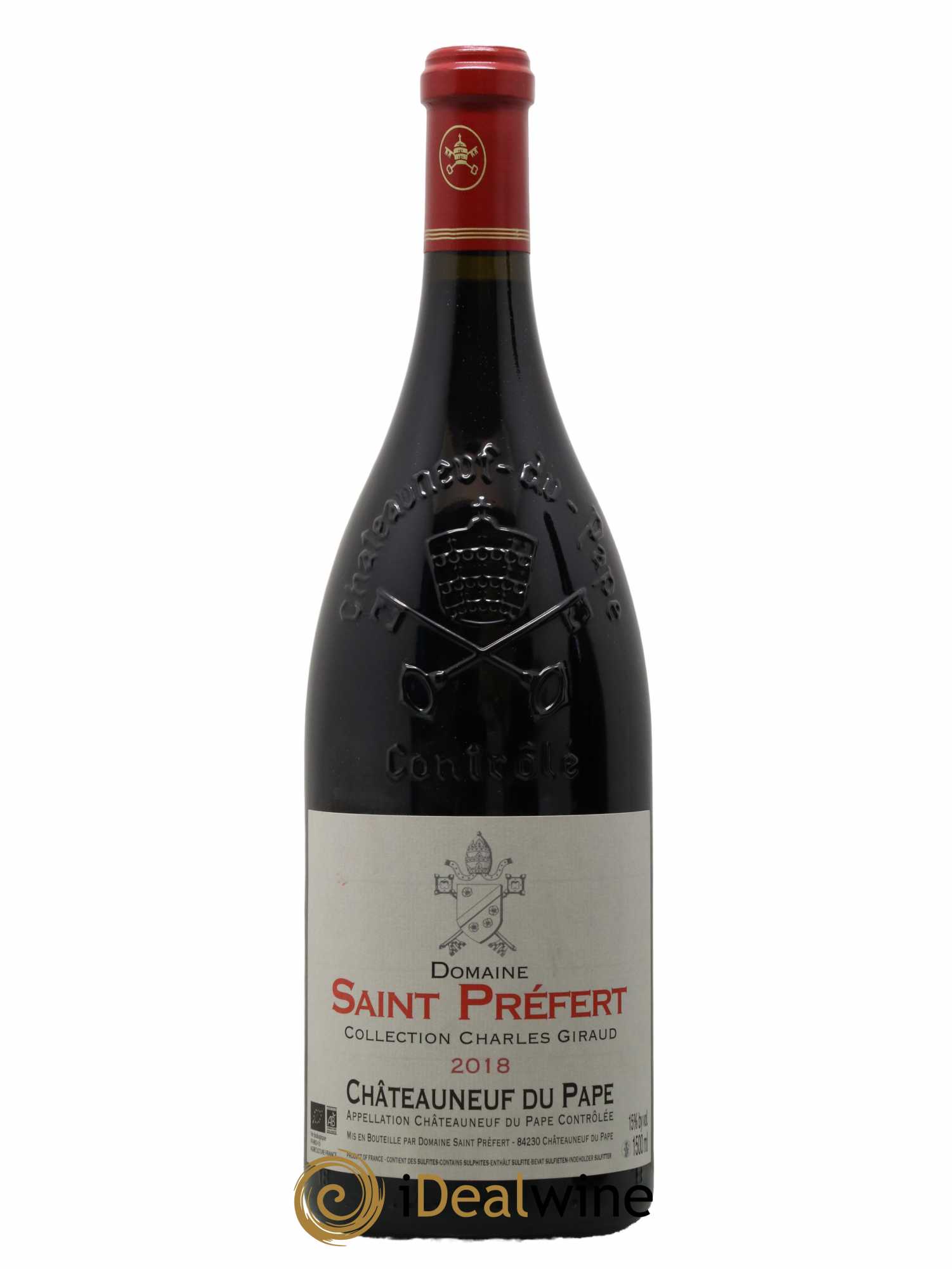 Châteauneuf-du-Pape Collection Charles Giraud Domaine Saint-Préfert 2018 - Lot de 1 magnum - 0