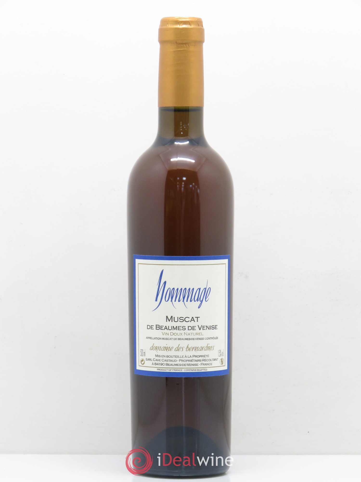 Divers Muscat de Beaumes de Venise Domaine des Bernardins (sans prix de réserve) - Posten von 1 Flasche - 0