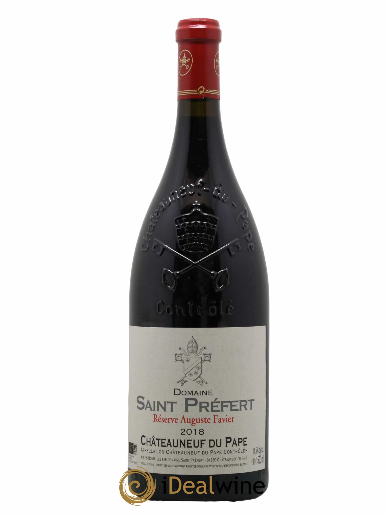 Châteauneuf-du-Pape Réserve Auguste Favier Domaine Saint-Préfert 2018 - Lot de 1 magnum - 0
