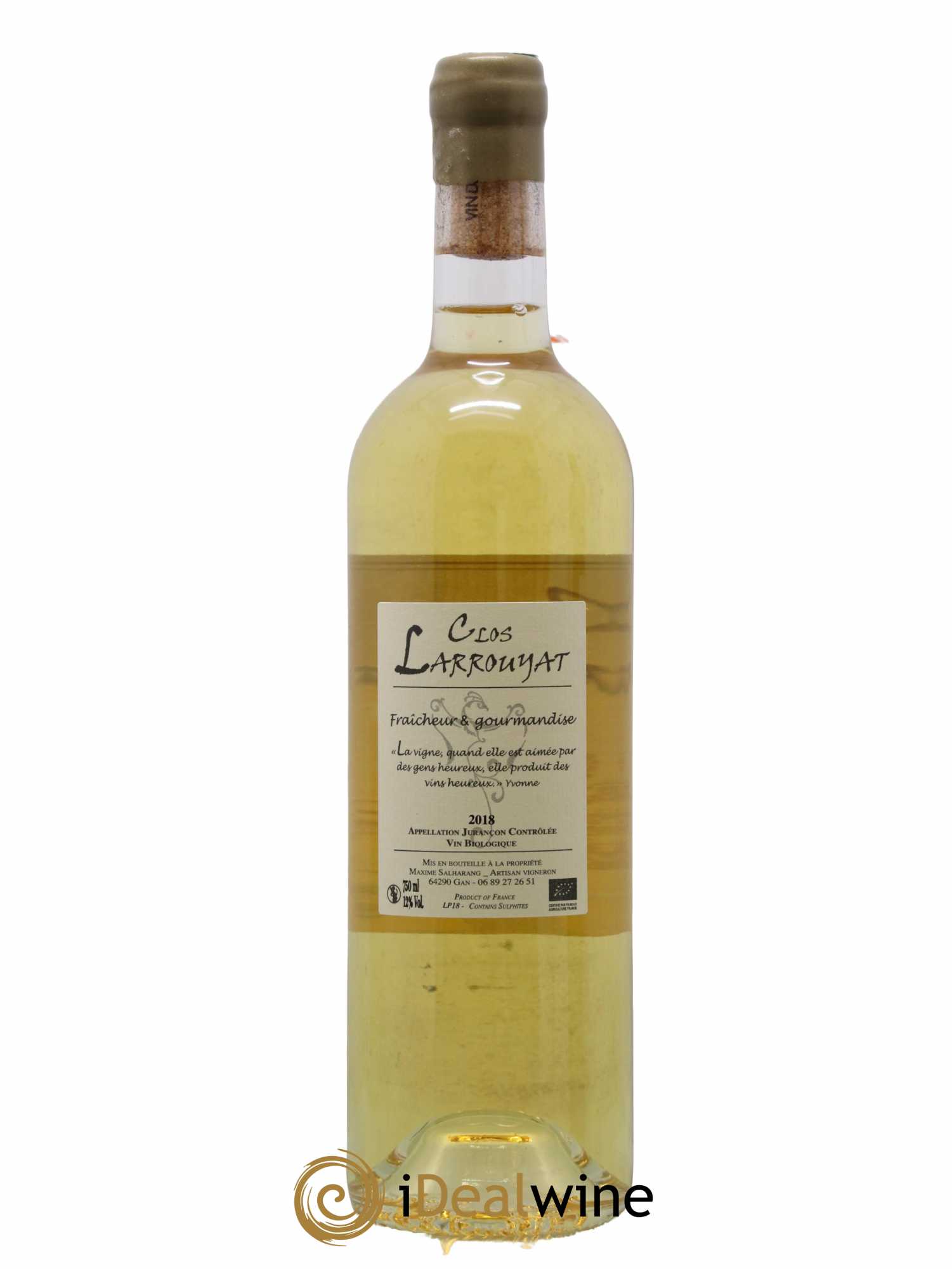 Jurançon Phoenix Clos Larrouyat 2018 - Posten von 1 Flasche - 1