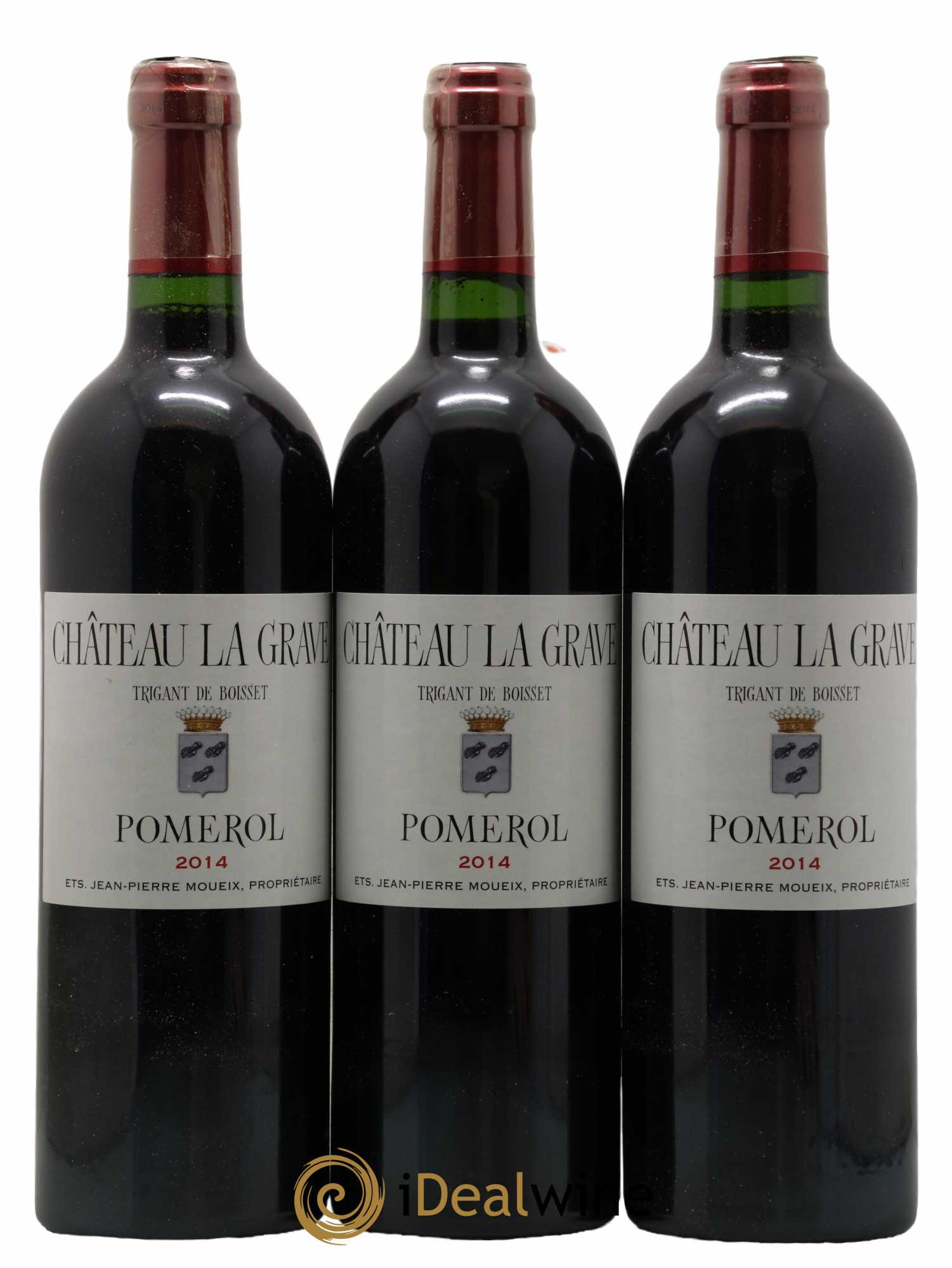 Château La Grave à Pomerol (Trigant de Boisset) 2014 - Lot de 12 bouteilles - 2