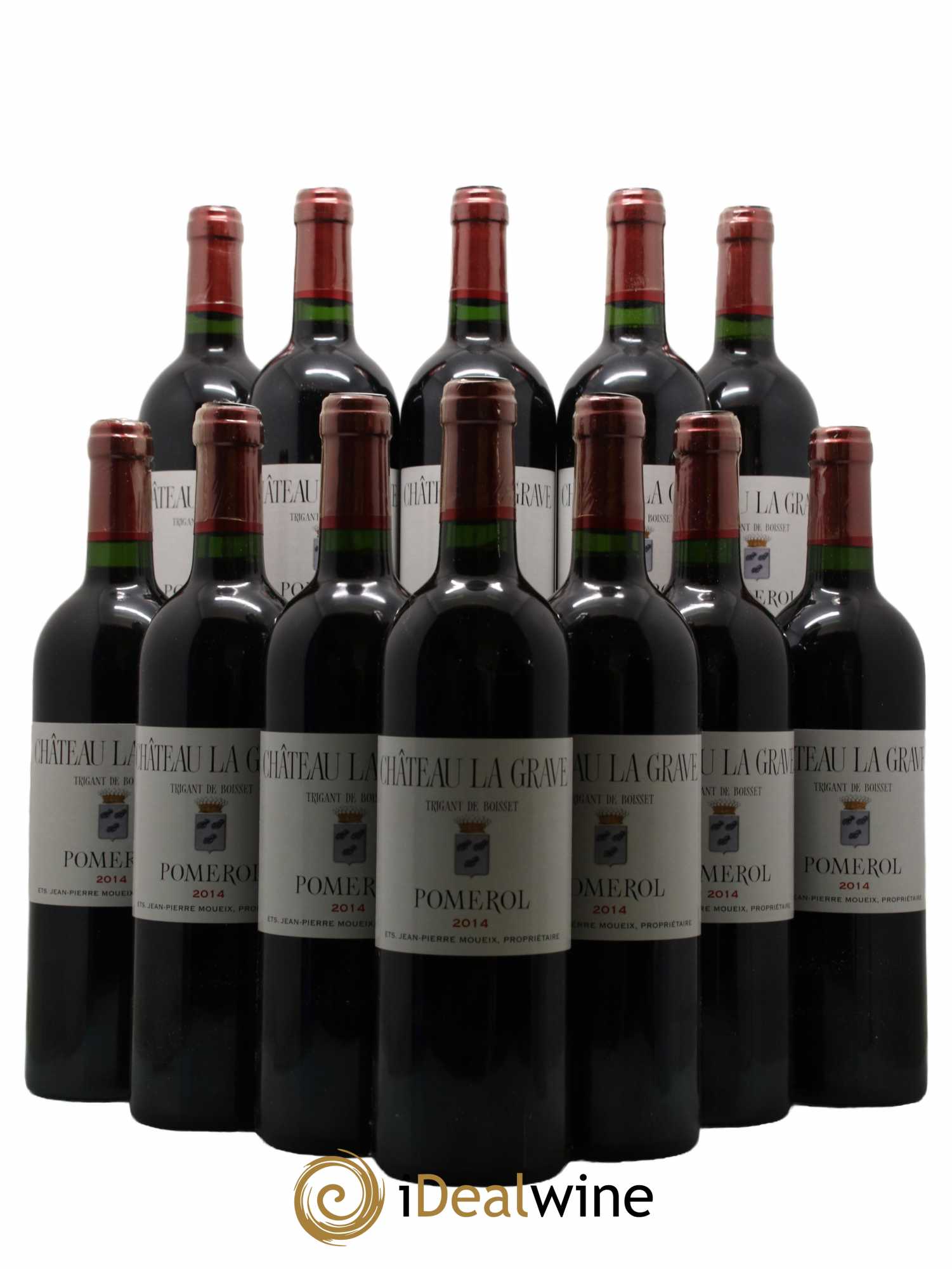 Château La Grave à Pomerol (Trigant de Boisset) 2014 - Lot de 12 bouteilles - 0