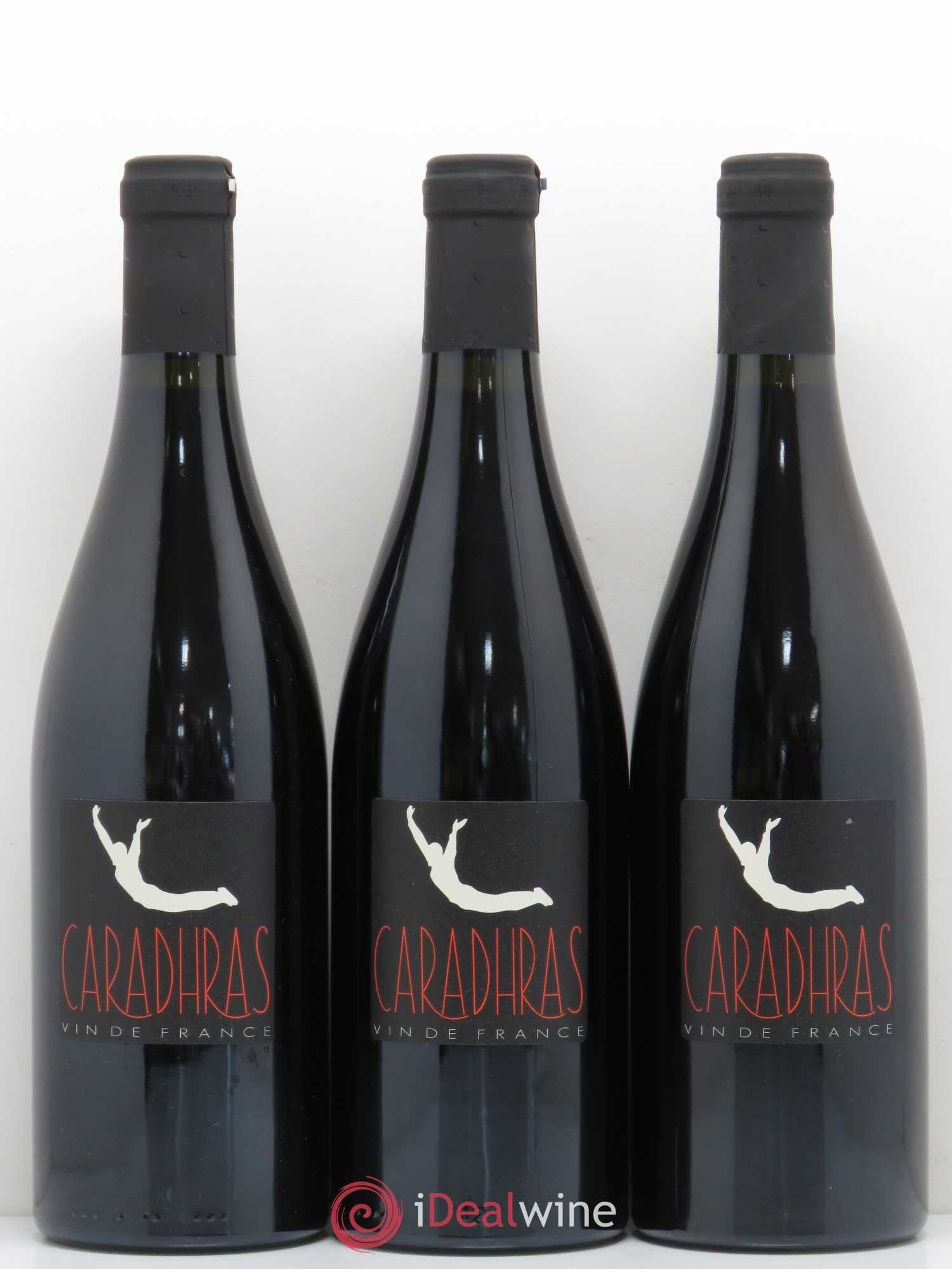 Vin de France Le Sot de l'Ange Caradhras (sans prix de réserve) 2015 - Posten von 3 Flaschen - 0