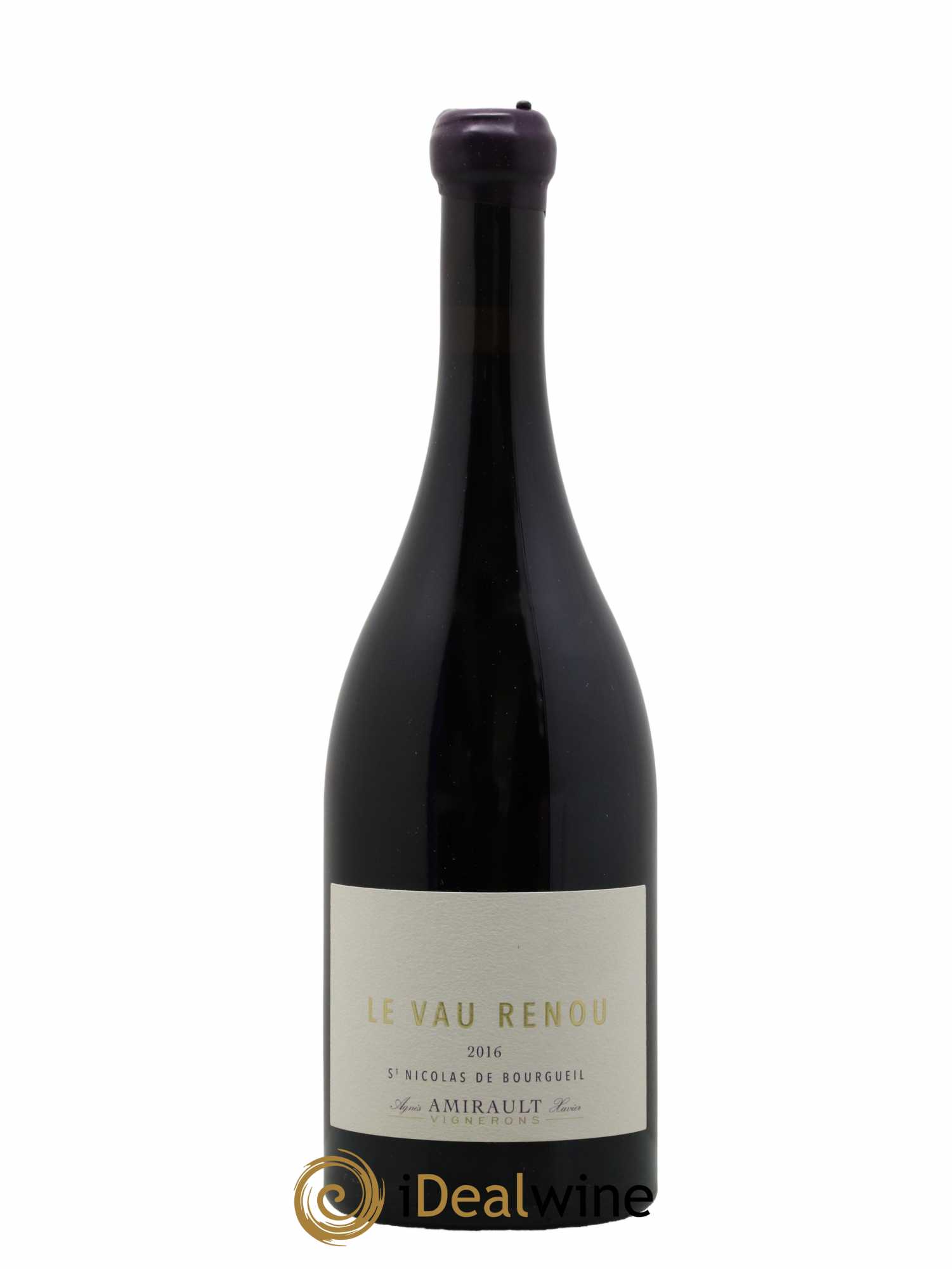 Saint-Nicolas de Bourgueil Le Vau Renou Agnès et Xavier Amirault 2016 - Lot de 1 bouteille - 0