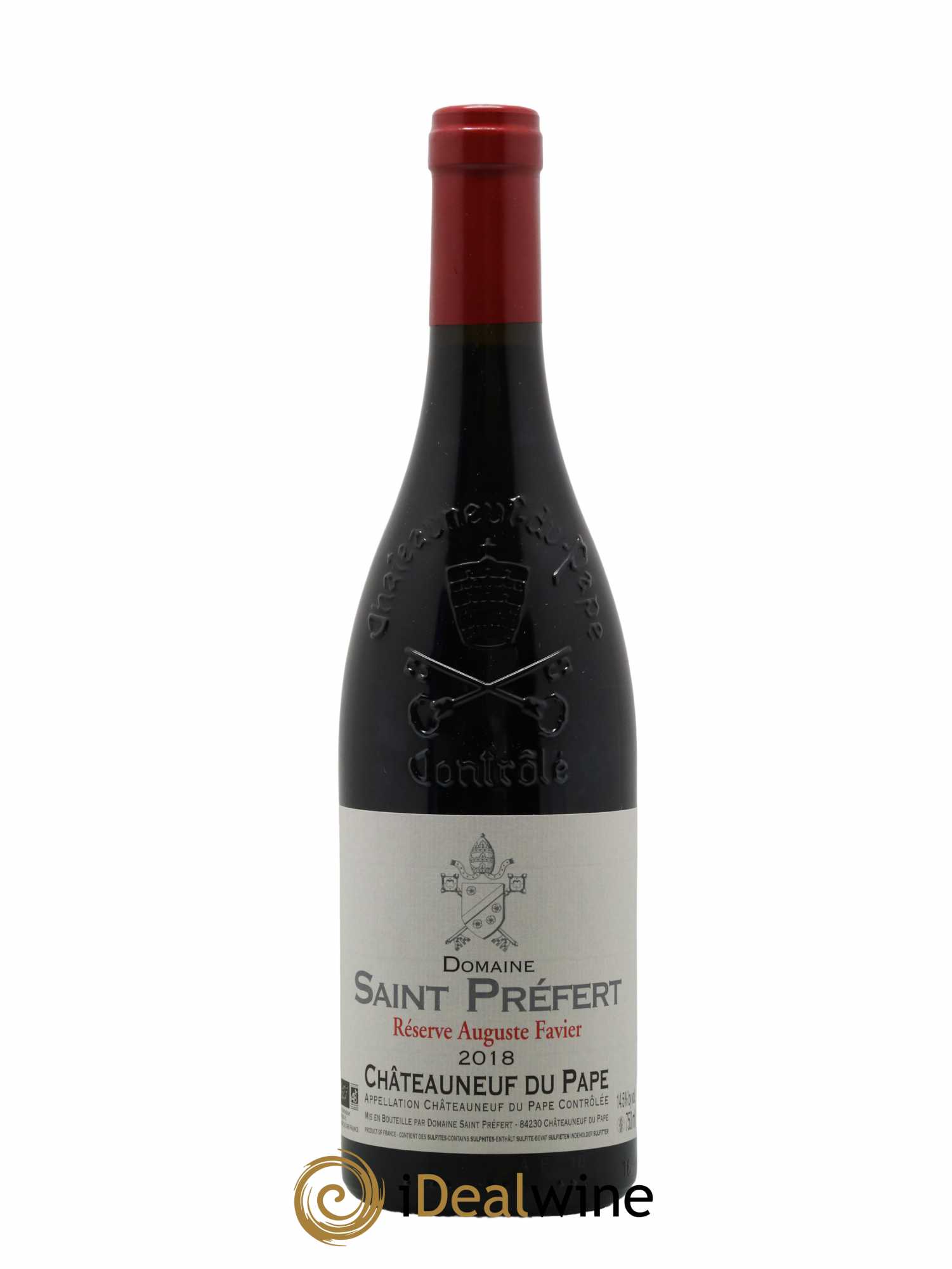 Châteauneuf-du-Pape Réserve Auguste Favier Domaine Saint-Préfert 2018 - Lot de 1 bouteille - 0