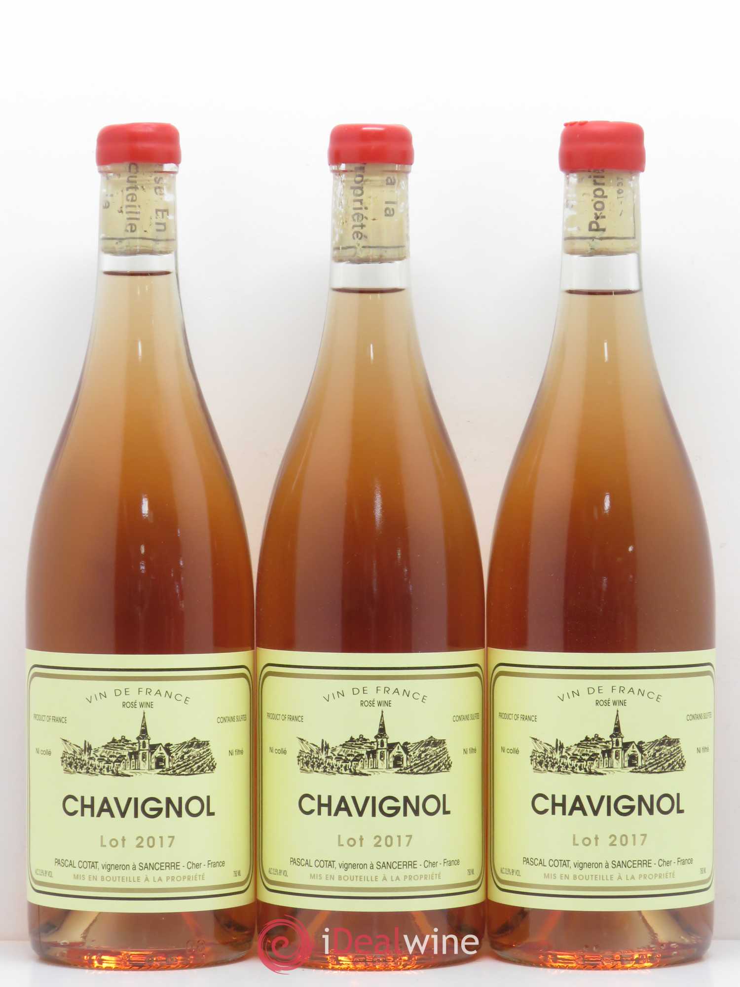 Divers Vin de France Chavignol Pascal Cotat 2017 - Posten von 3 Flaschen - 0