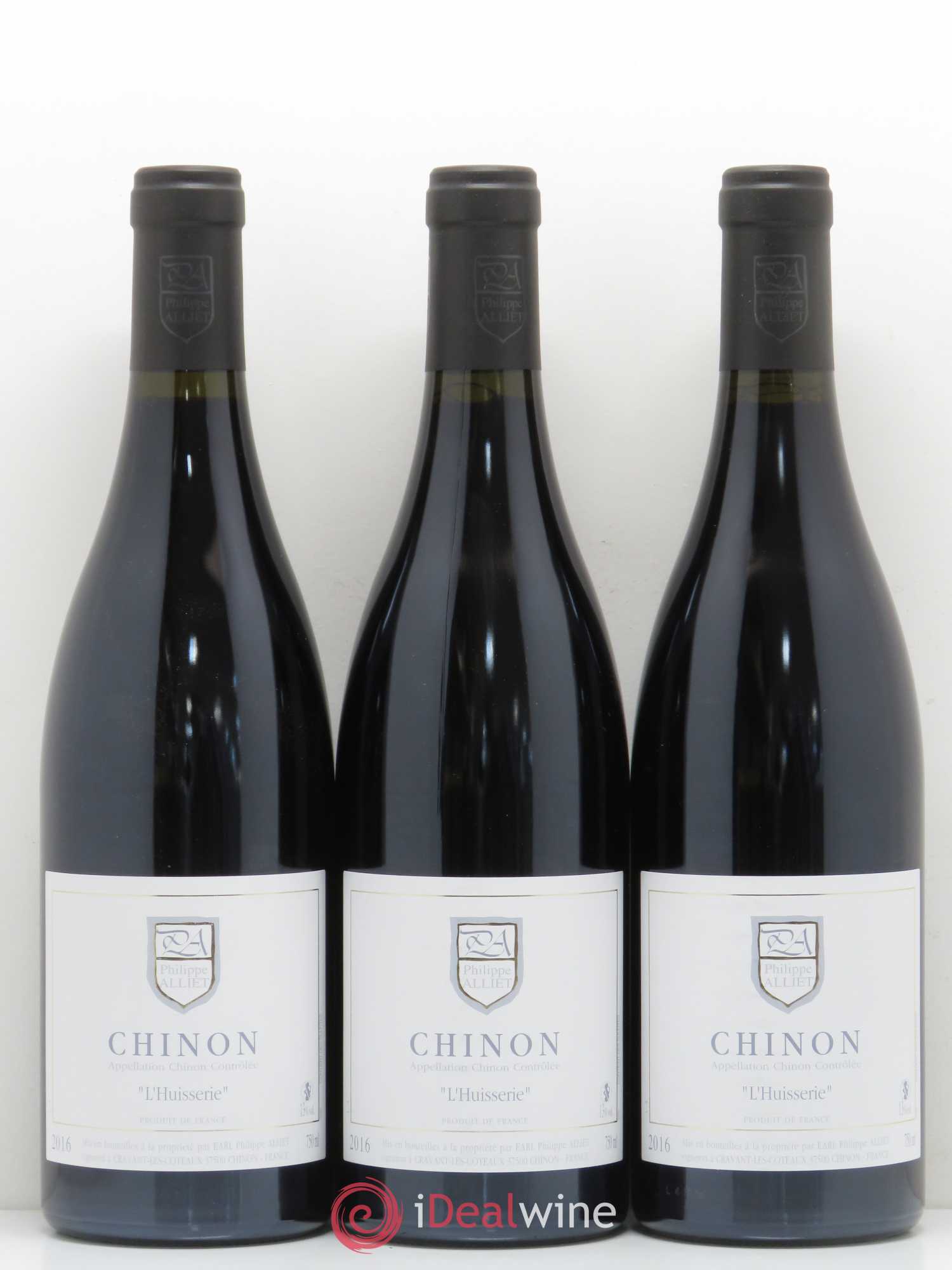 Chinon L'Huisserie Philippe Alliet 2016 - Lot de 3 bouteilles - 0