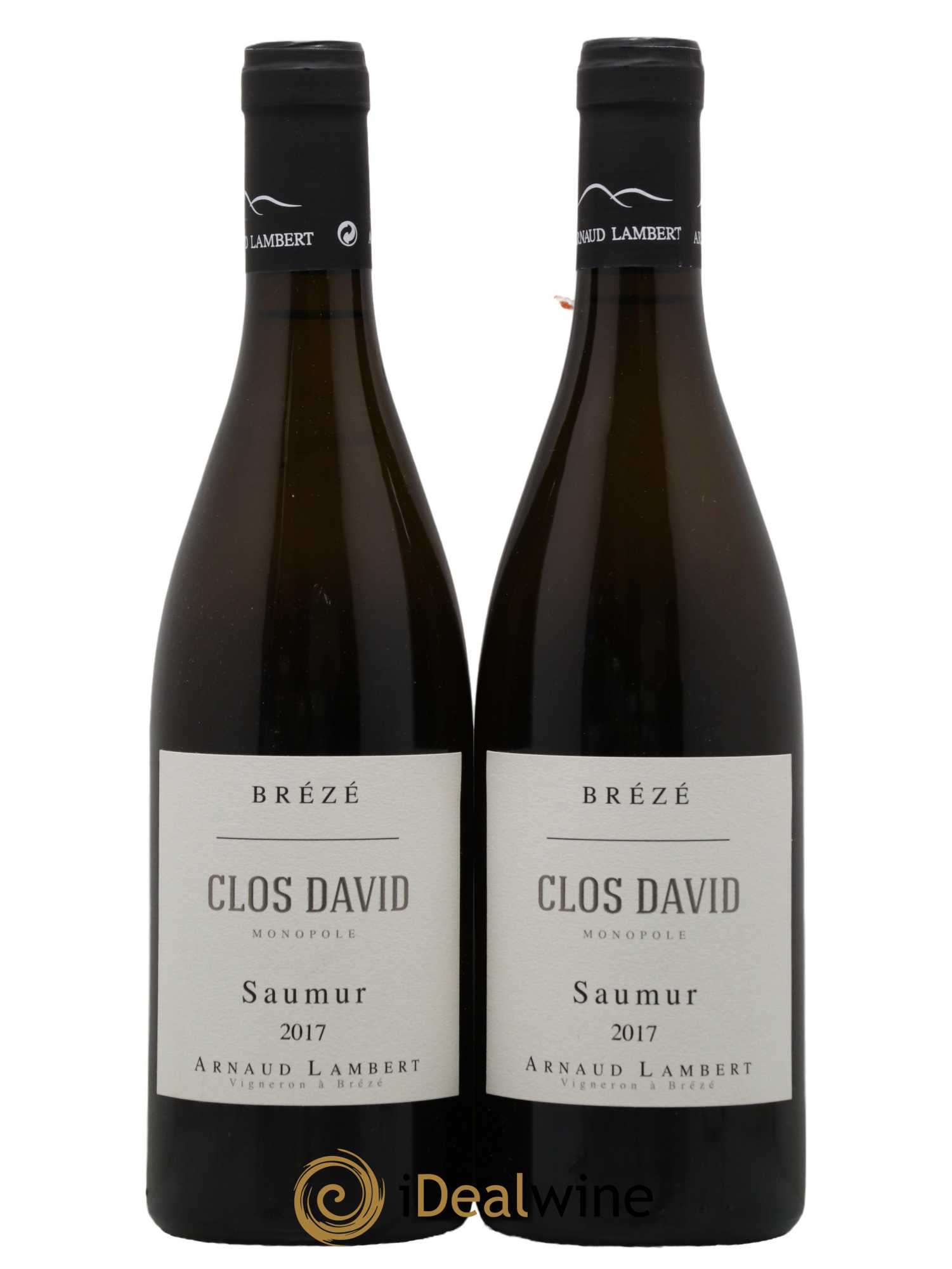 Saumur Brézé Clos David Arnaud Lambert 2017 - Lot de 2 bouteilles - 0